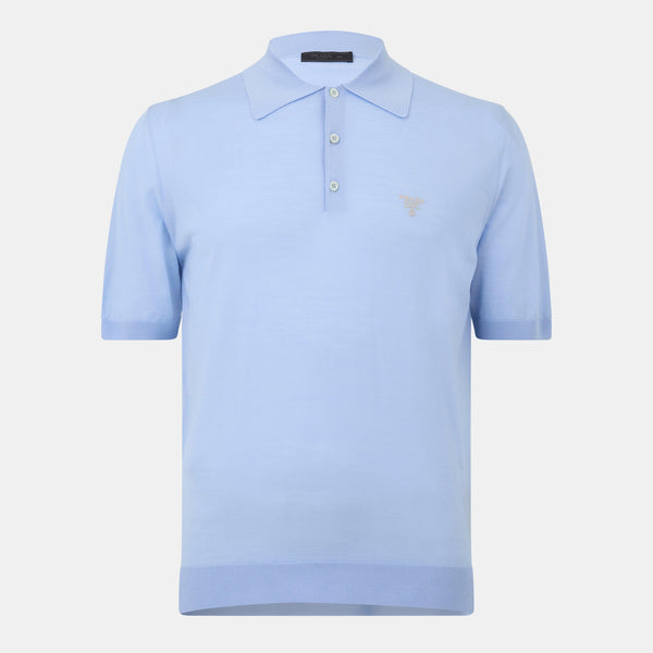 Prada Fine Wool Polo Shirt