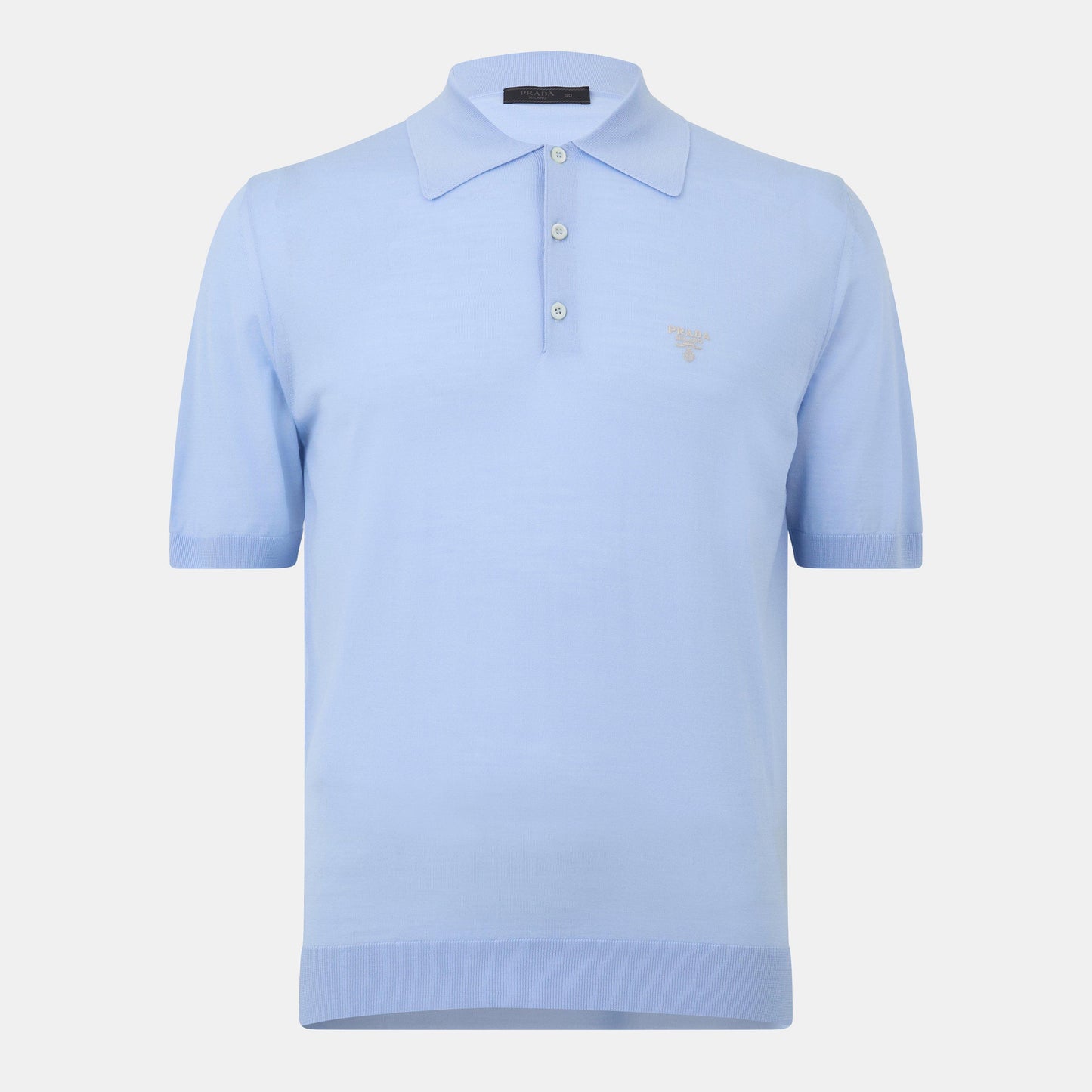 Prada Fine Wool Polo Shirt