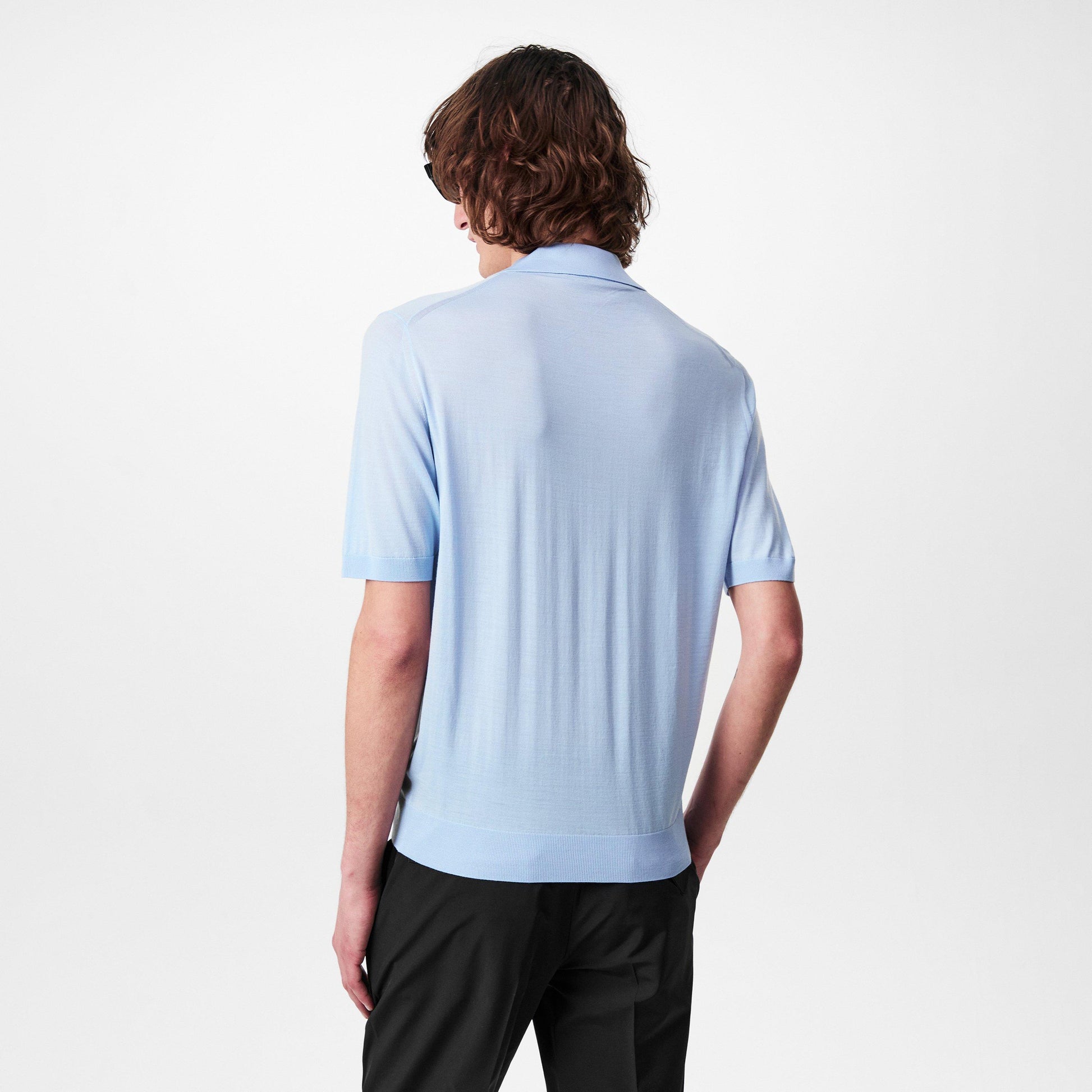 Prada Fine Wool Polo Shirt