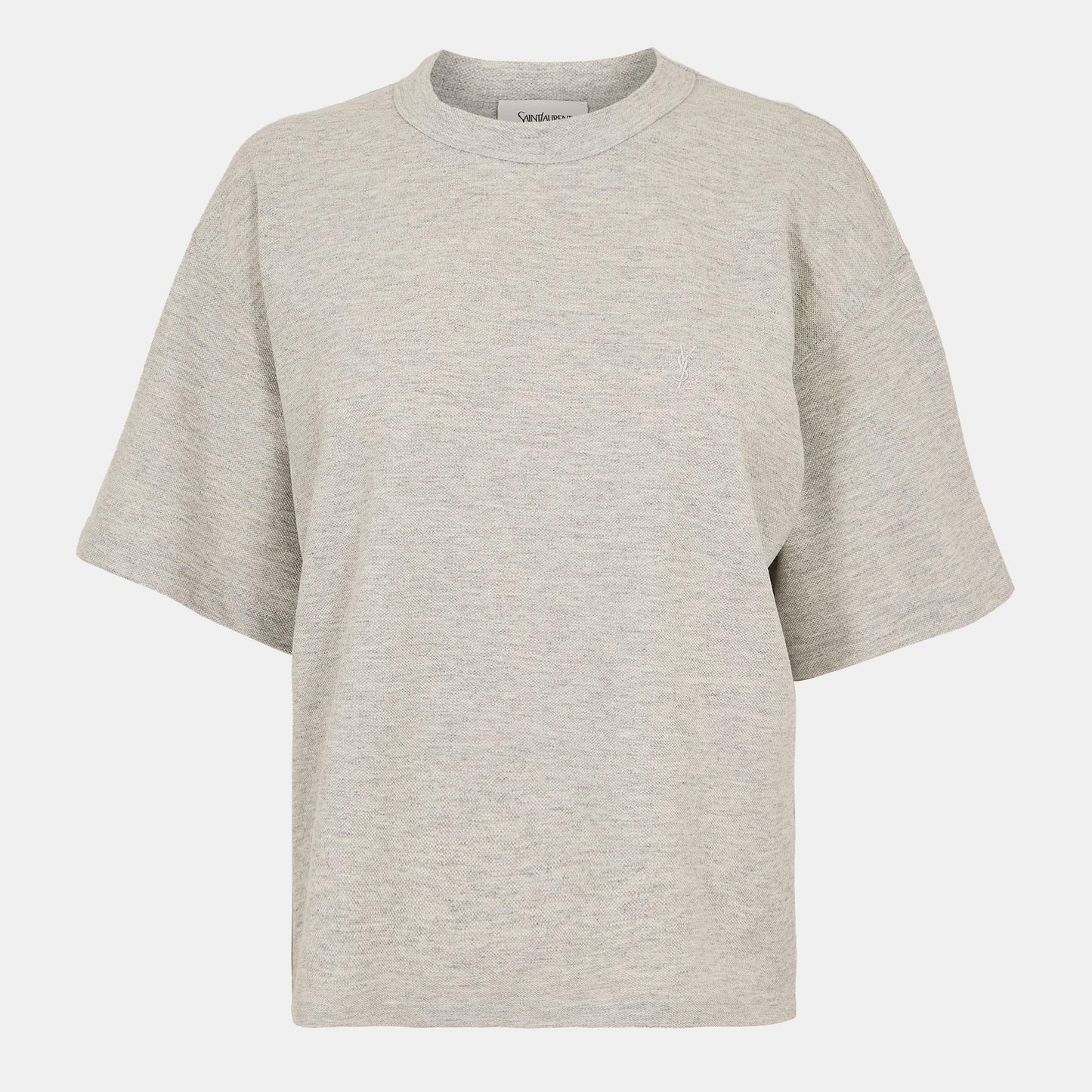Saint Laurent Cassandre T-Shirt In Pique