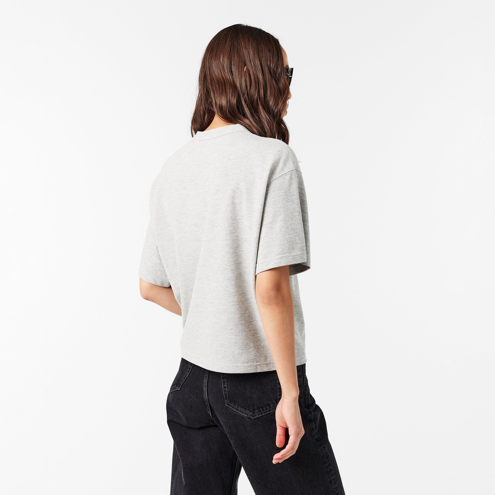 Saint Laurent Cassandre T-Shirt In Pique