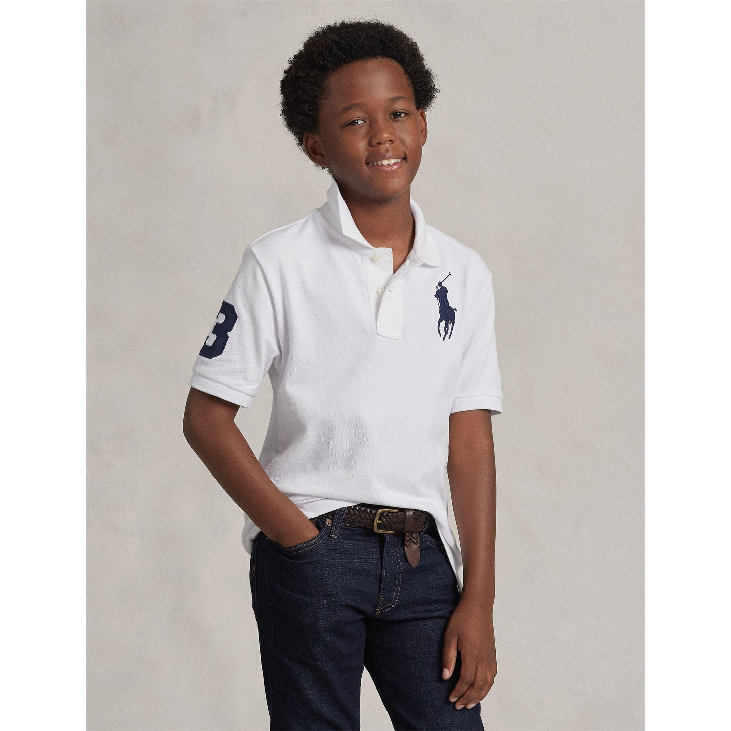 Polo Ralph Lauren Kids' Large Logo Short Sleeve Shirt