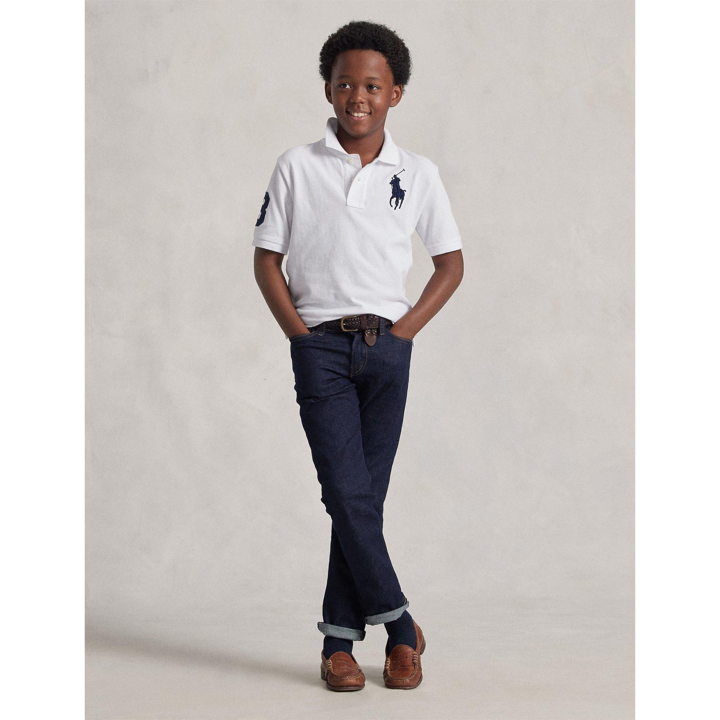 Polo Ralph Lauren Kids' Large Logo Short Sleeve Shirt