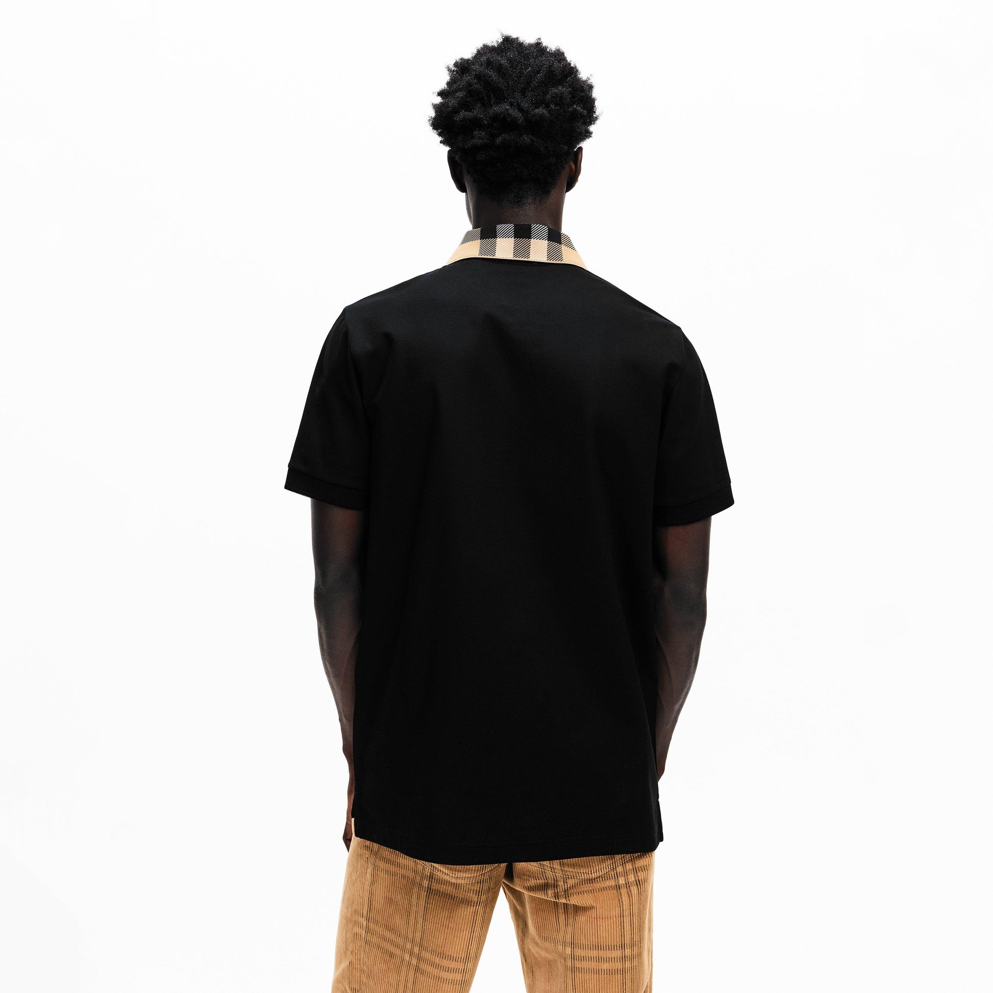 Burberry Mens Cody Check Polo Shirt
