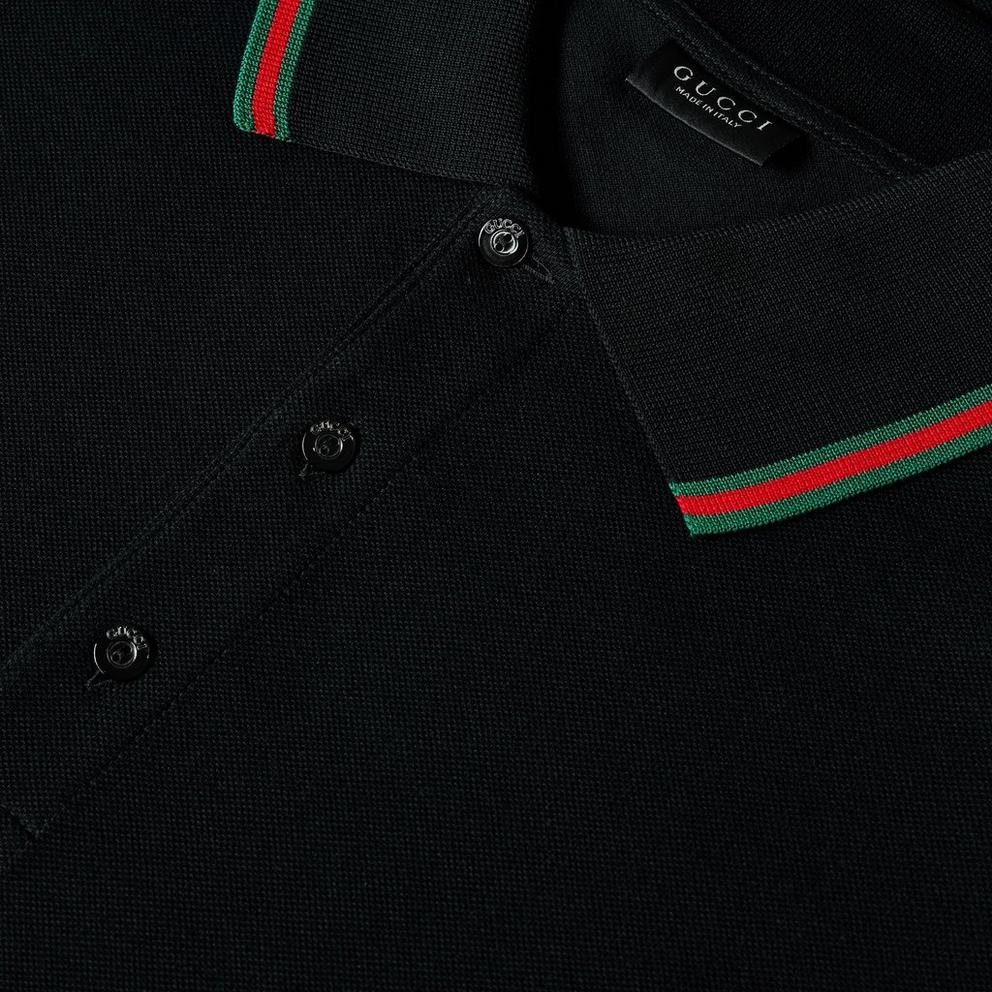 Gucci Gucci Web Trim Polo Sn05