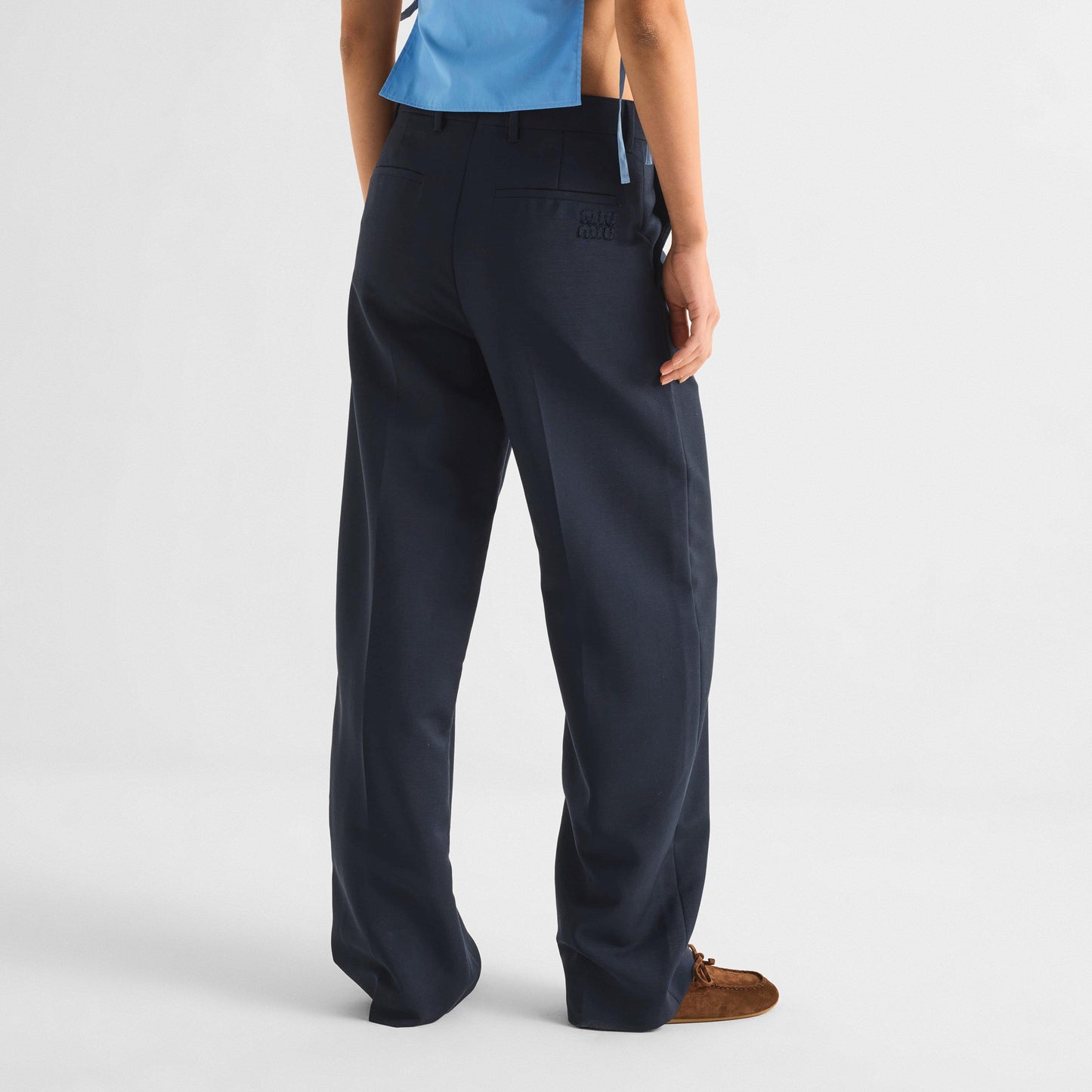 Miu Miu Women's Straight Leg Trousers
