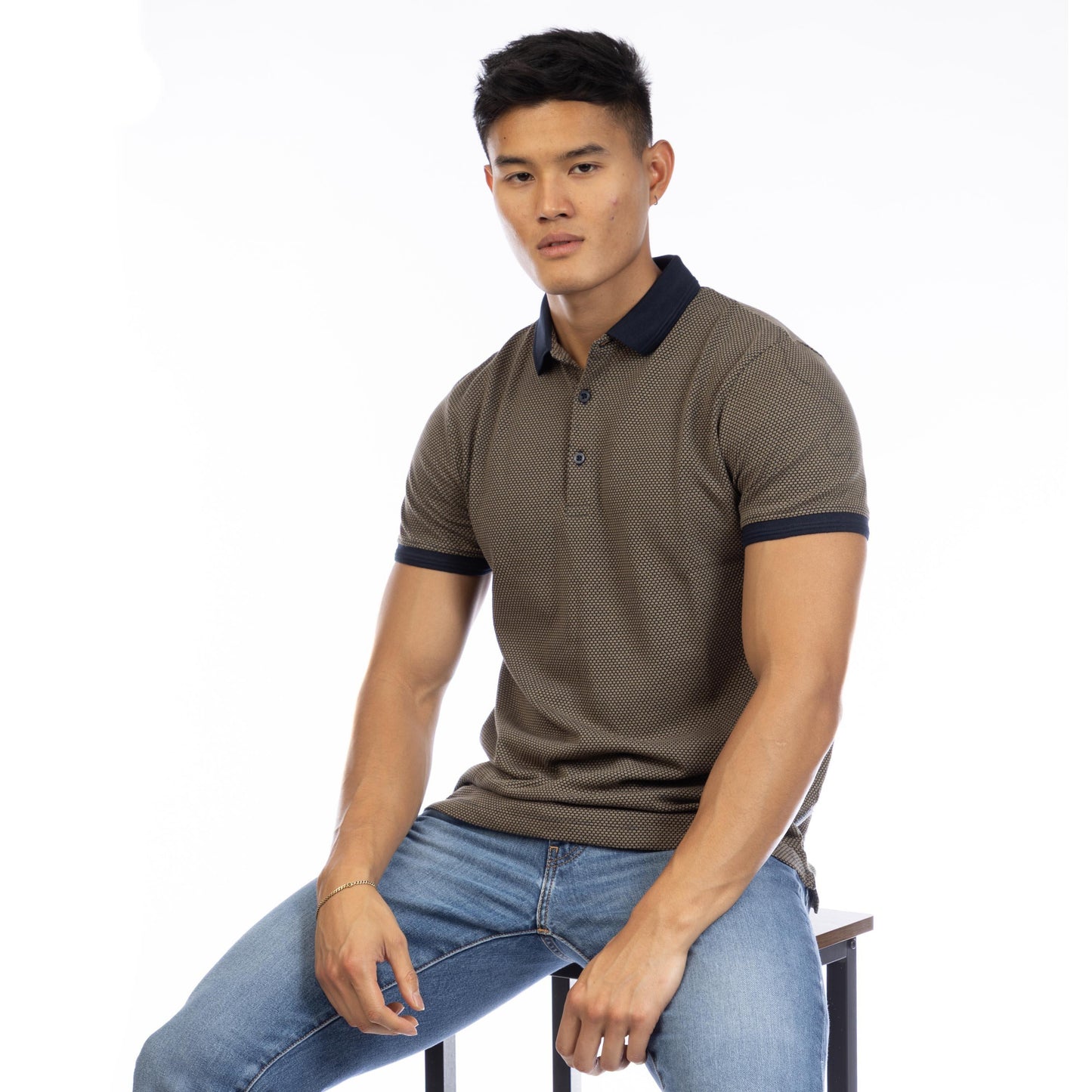 Peter Werth Men's Cosway Short Sleeve Polo Shirt