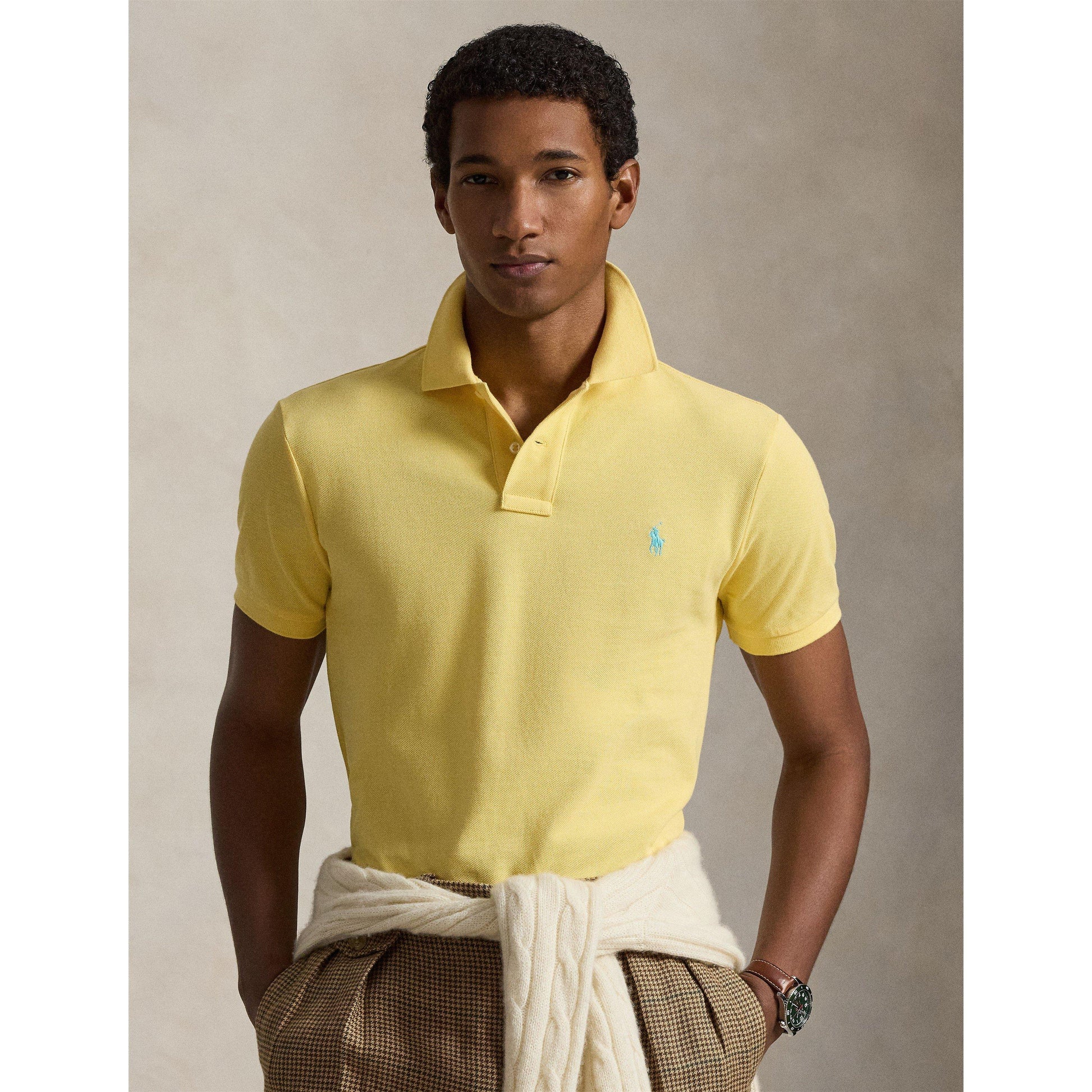 Polo Ralph Lauren Men's Custom Slim Short Sleeve Shirt