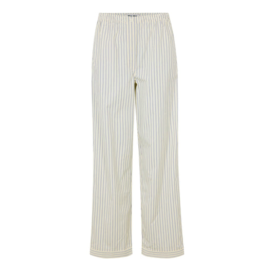 Miu Miu Women's Stripe Pyjama Straight Leg Trousers