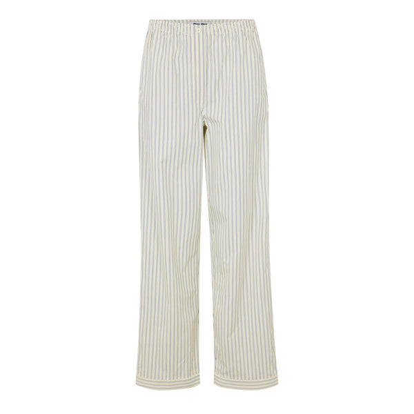 Miu Miu Women's Stripe Pyjama Straight Leg Trousers
