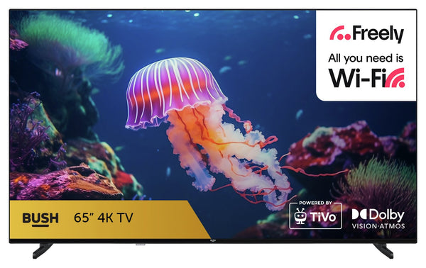 Bush 65 Inch 65UT24SB 4K UHD HDR LED TiVo Freely TV