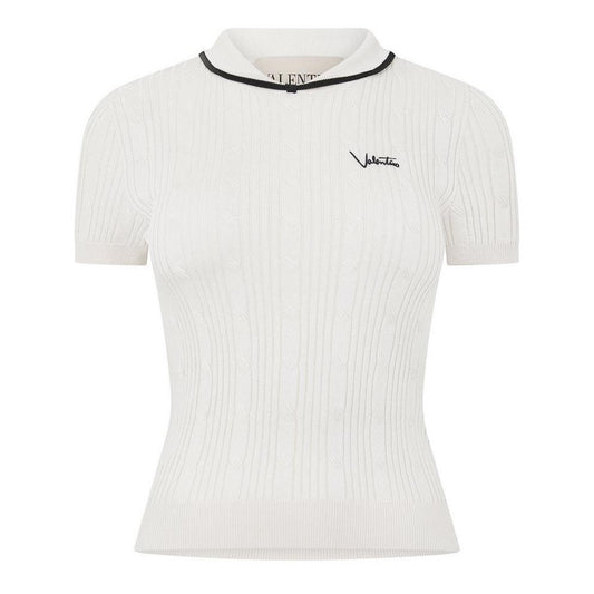 Valentino Val Cropped Polo Ld63