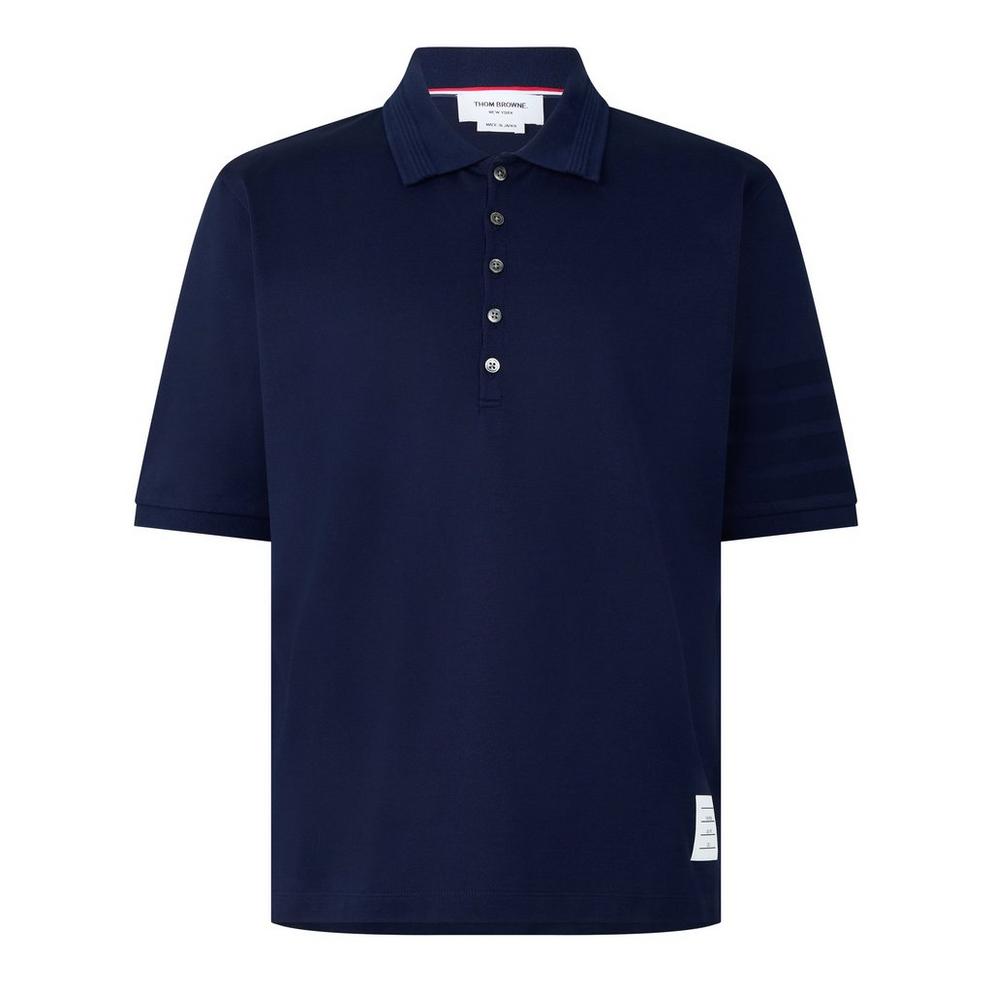 Thom Browne TB SS 4Bar Rib Polo Sn63