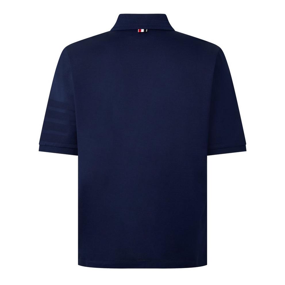 Thom Browne TB SS 4Bar Rib Polo Sn63