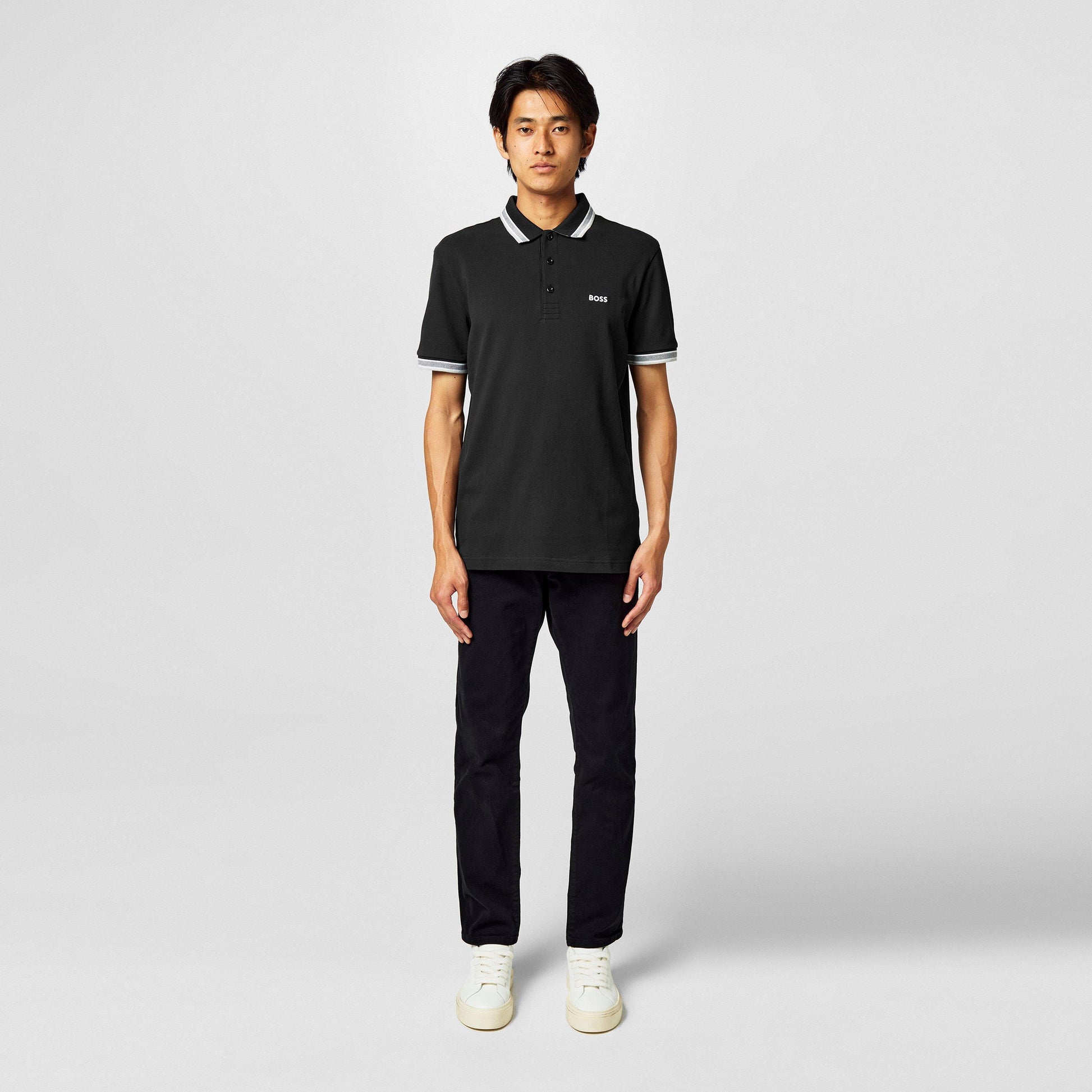 Boss Mens BOSS GREEN Paddy Polo Shirt with Contrast Tipping