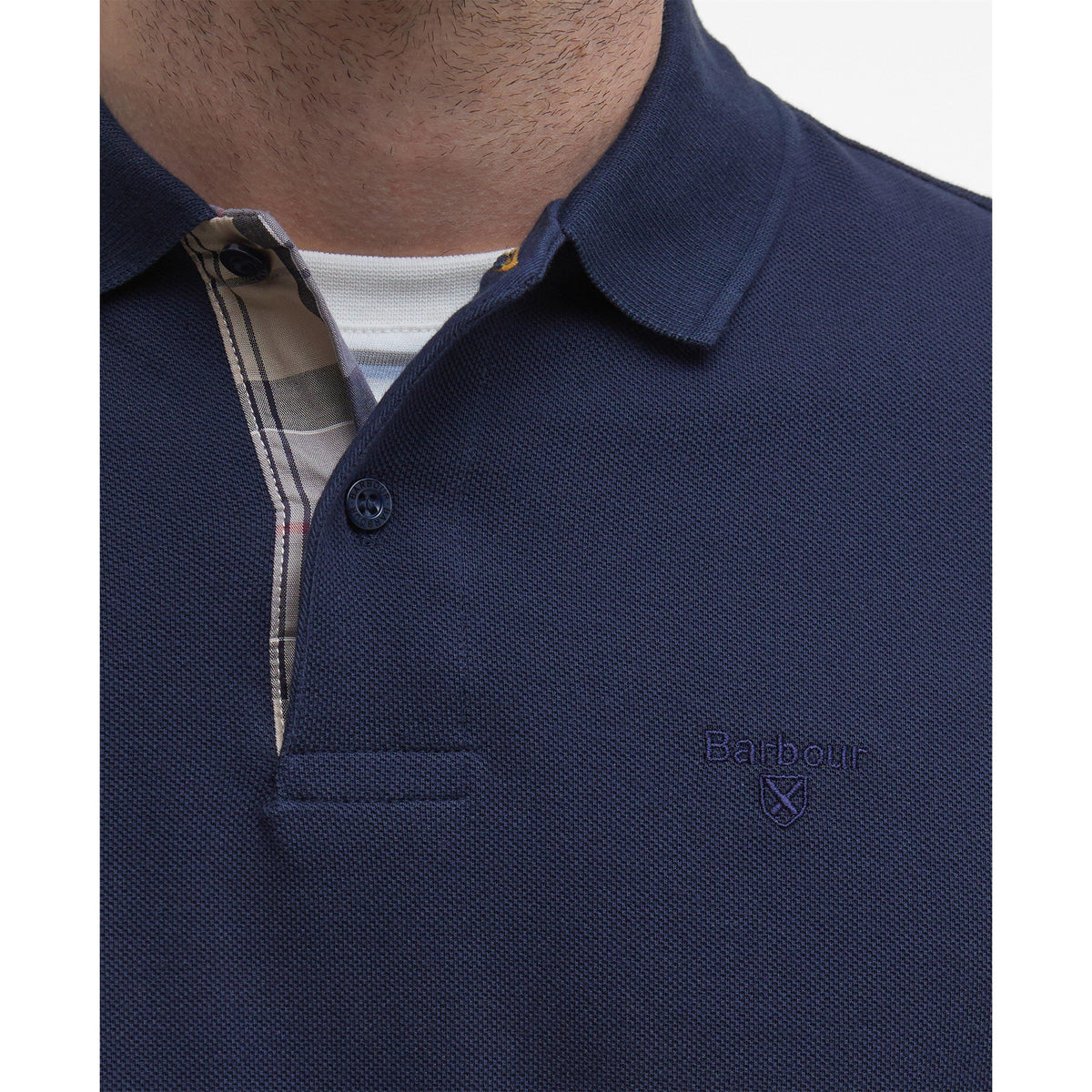 Barbour Mens Essentials Long Sleeve Polo Shirt