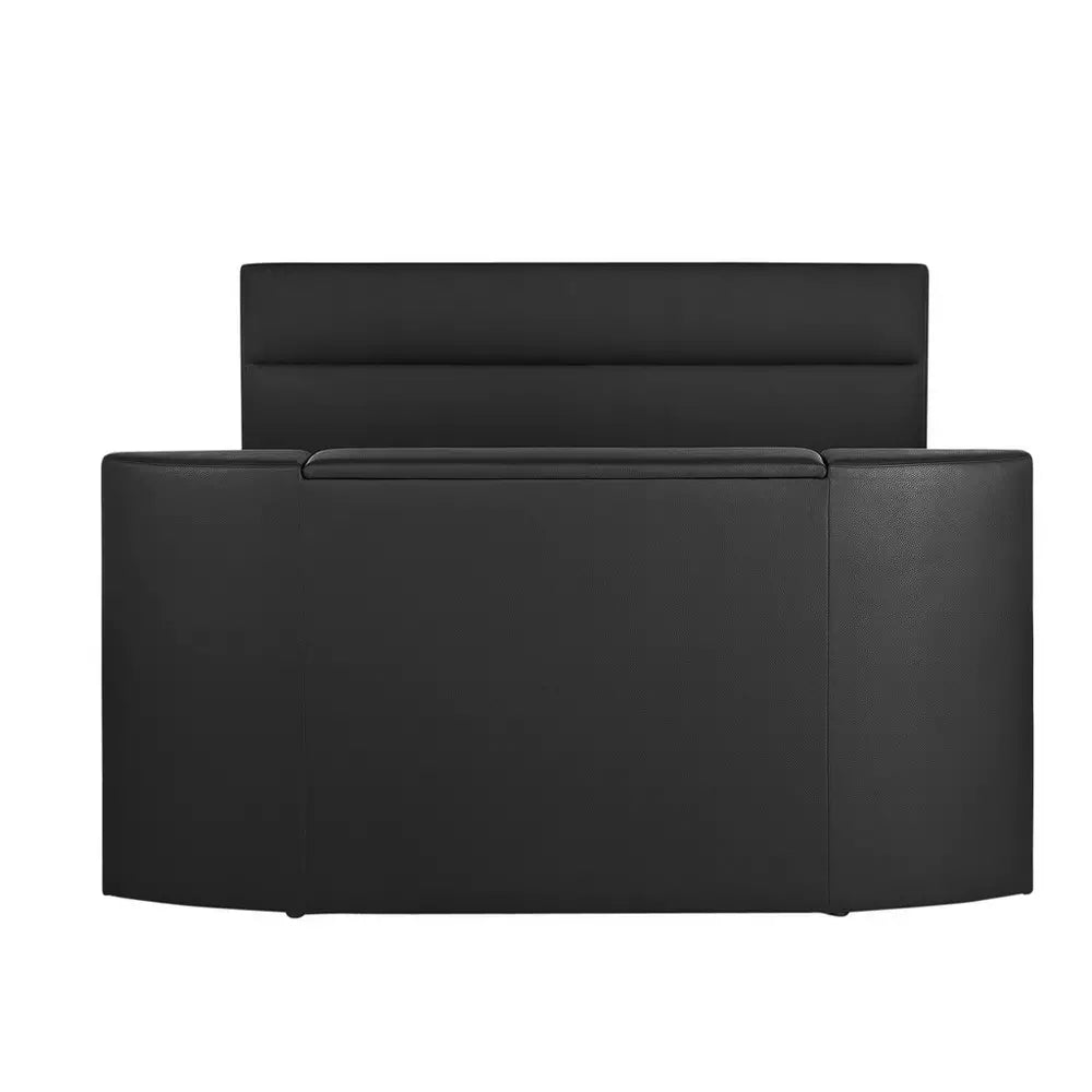 Argos Home Gemini Double TV Bed Frame - Black