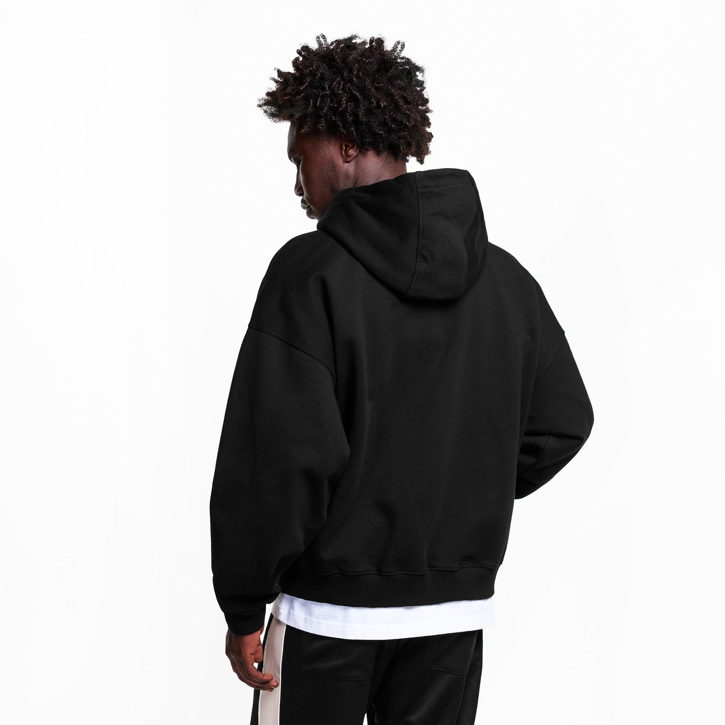 Cole Buxton Men's Logo Cotton International Zipped Hoodie
