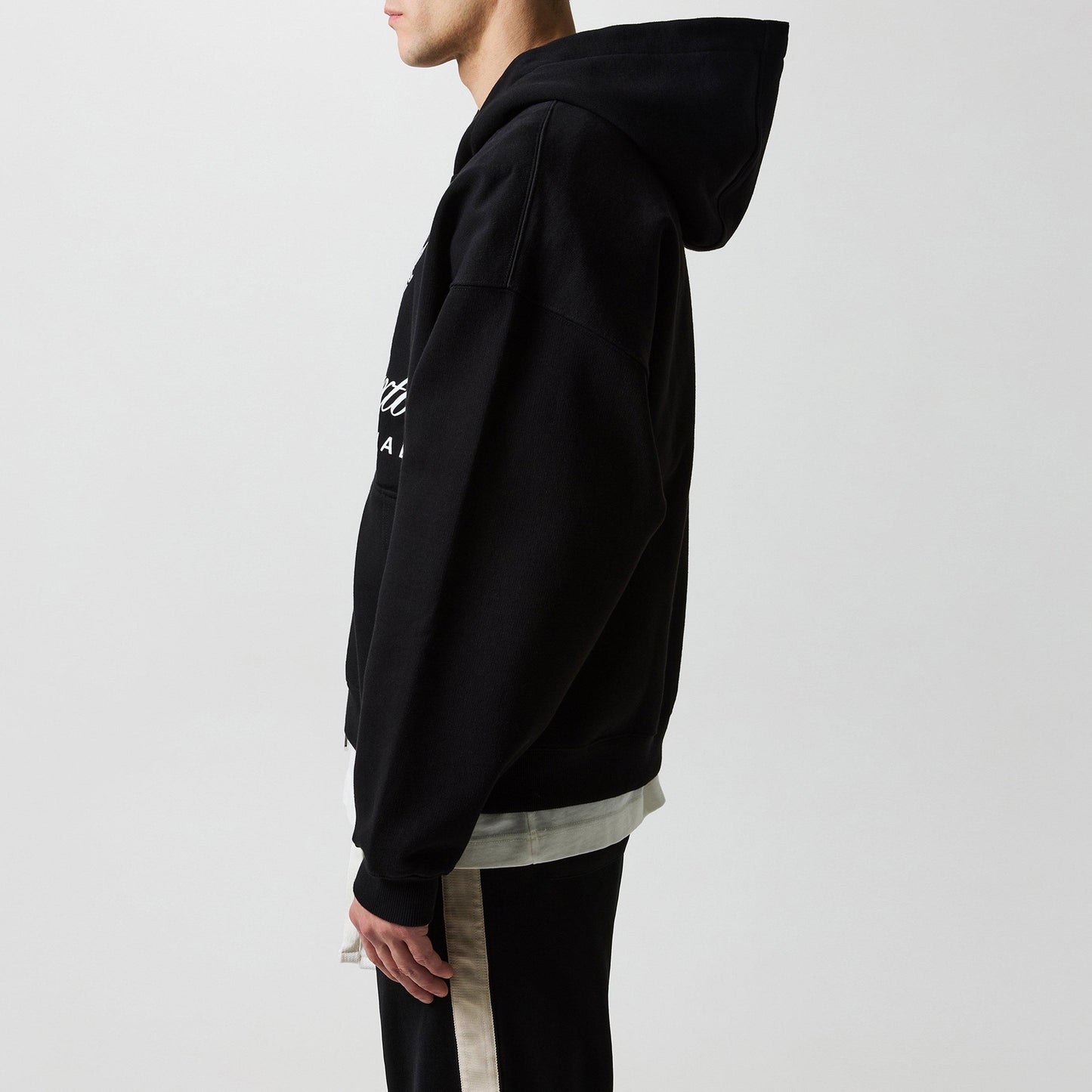 Cole Buxton Men's Logo Cotton International Zipped Hoodie