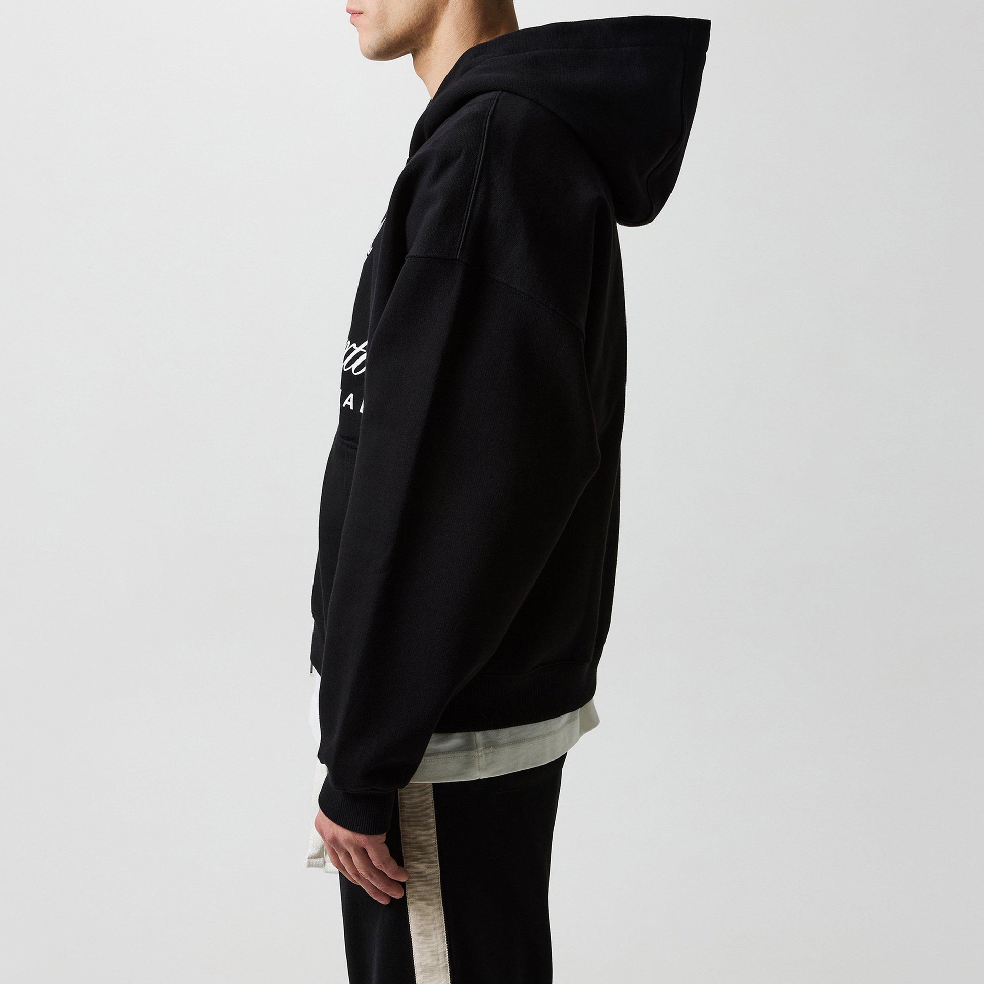 Cole Buxton Men's Logo Cotton International Zipped Hoodie