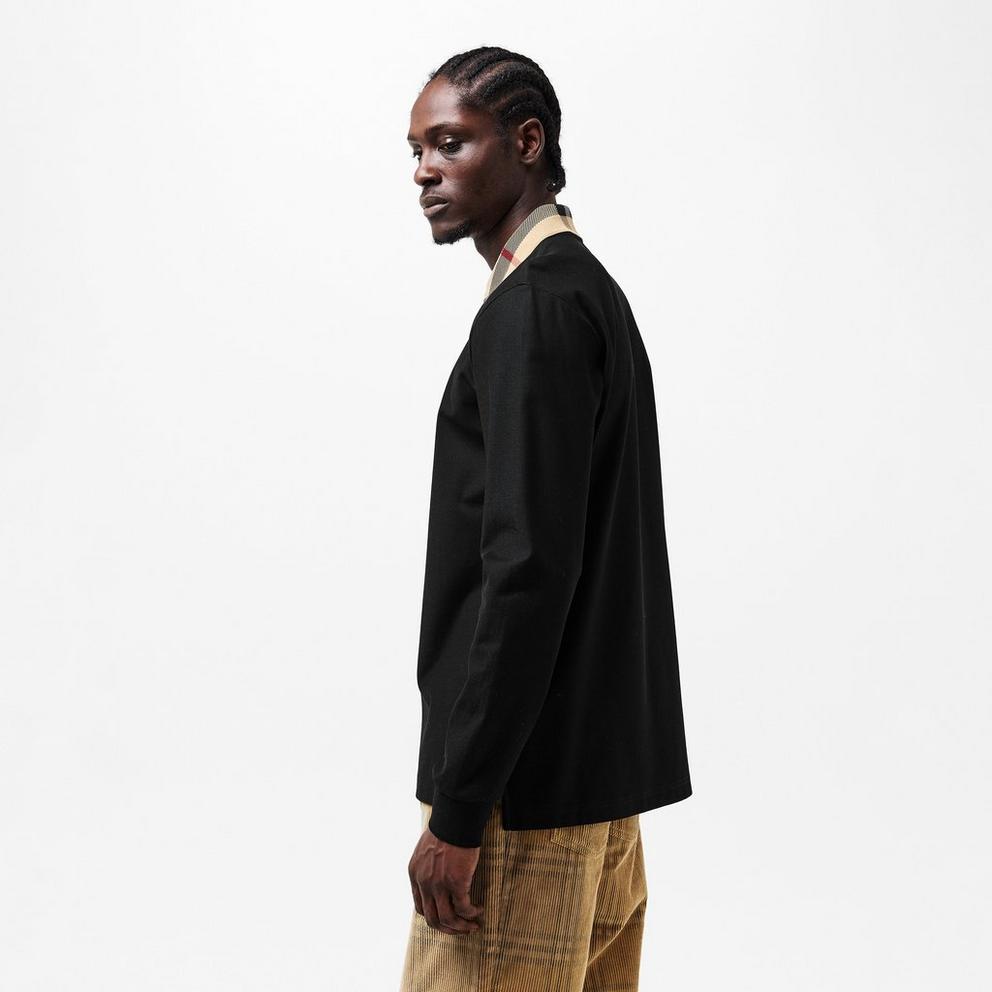 Burberry Men's Long Sleeve Polo Shirt