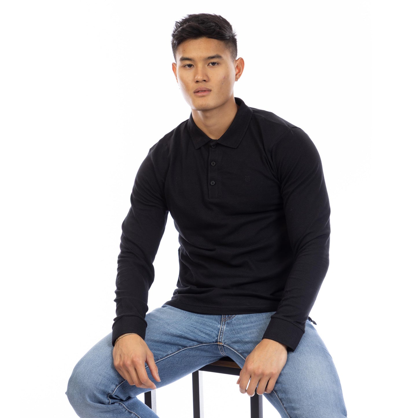 Peter Werth Men's Barone Long Sleeve Polo Shirt