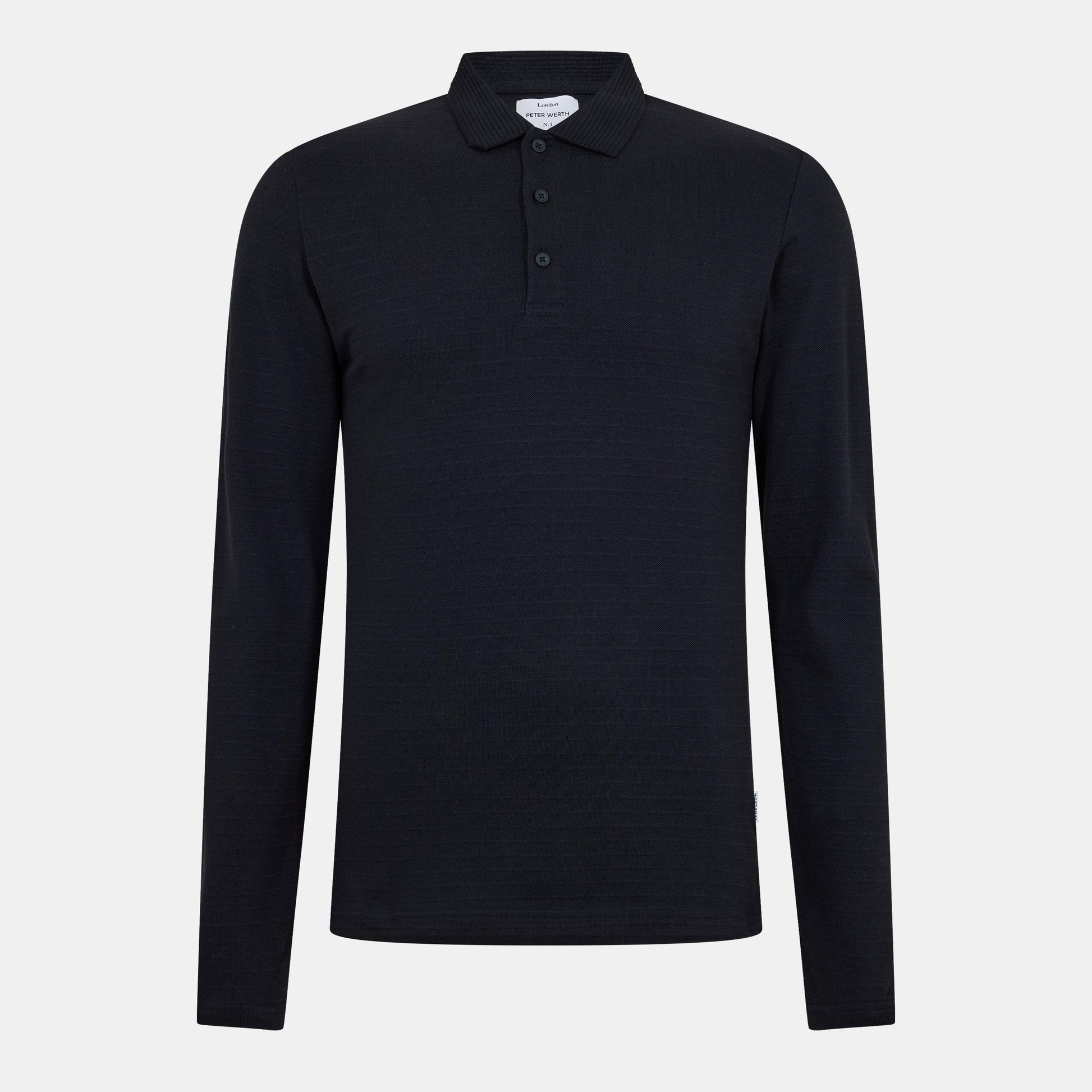 Peter Werth Men's Albery Long Sleeve Polo Shirt