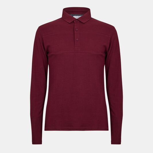 Peter Werth Men's Noaks Long Sleeve Polo Shirt