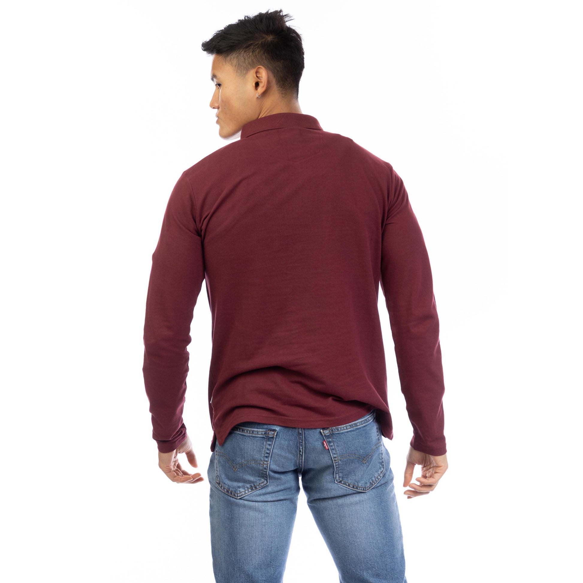 Peter Werth Men's Noaks Long Sleeve Polo Shirt