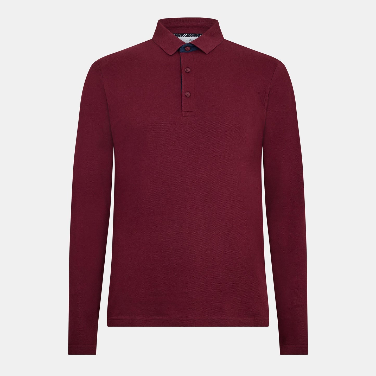 Peter Werth Men's Glasby Long Sleeve Polo Shirt