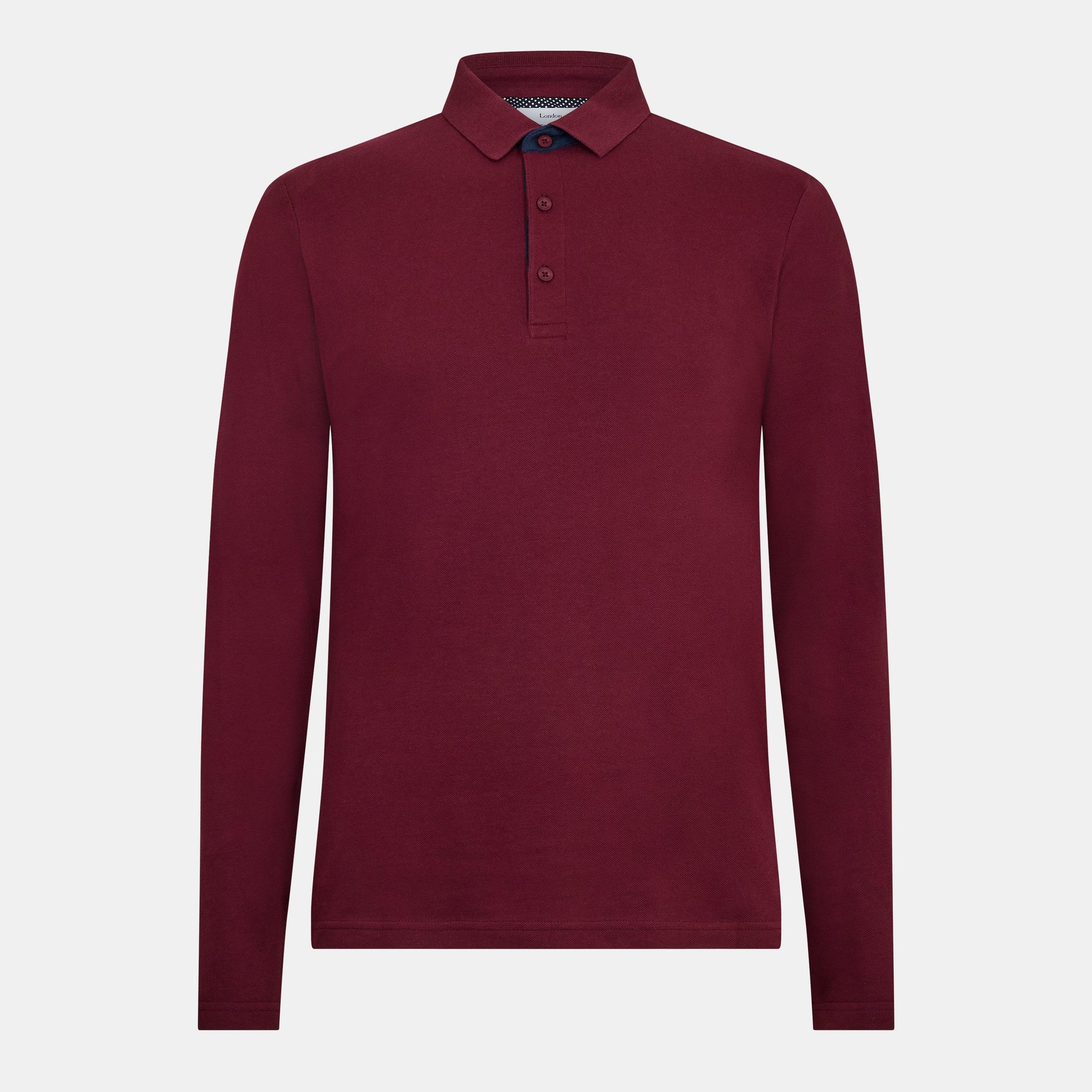Peter Werth Men's Glasby Long Sleeve Polo Shirt