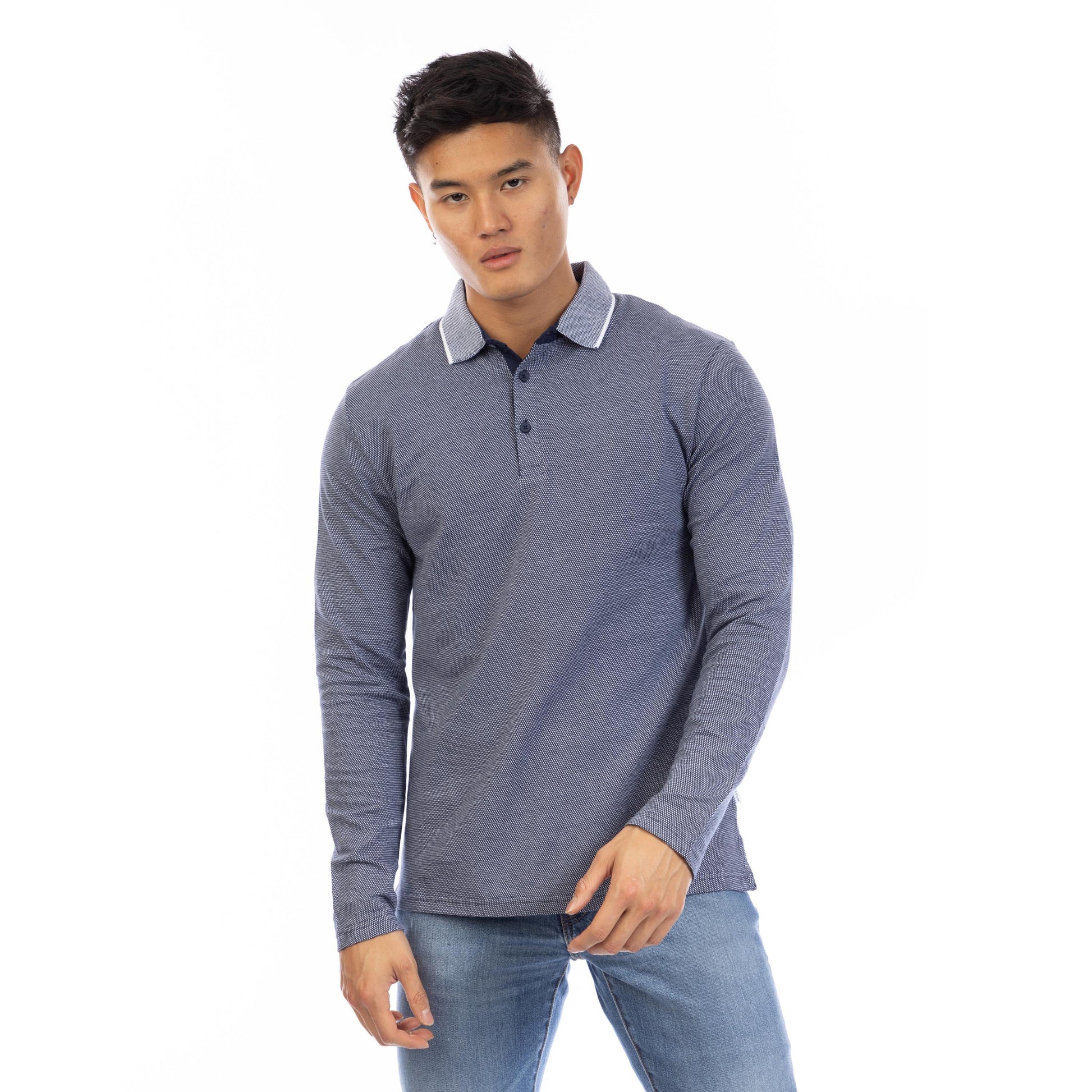 Peter Werth Men's Needham Long Sleeve Polo Shirt