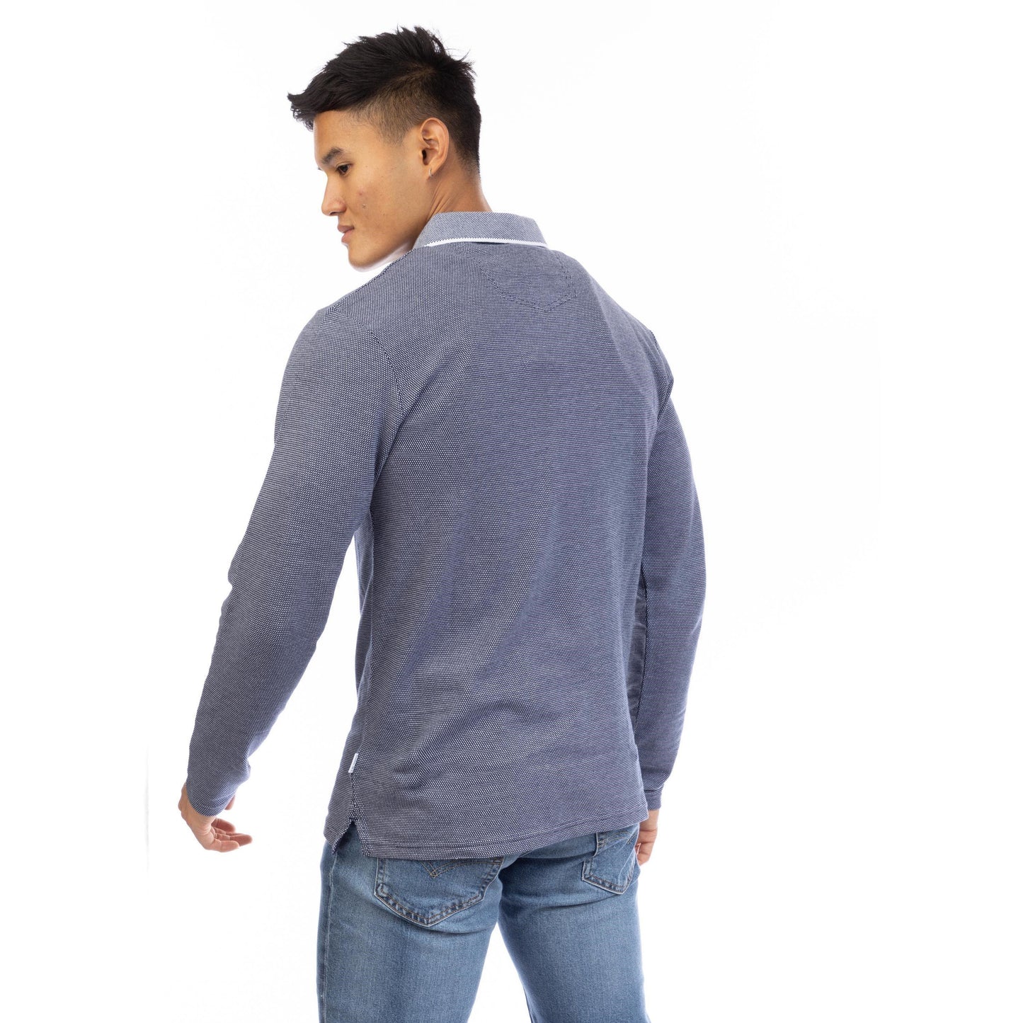 Peter Werth Men's Needham Long Sleeve Polo Shirt
