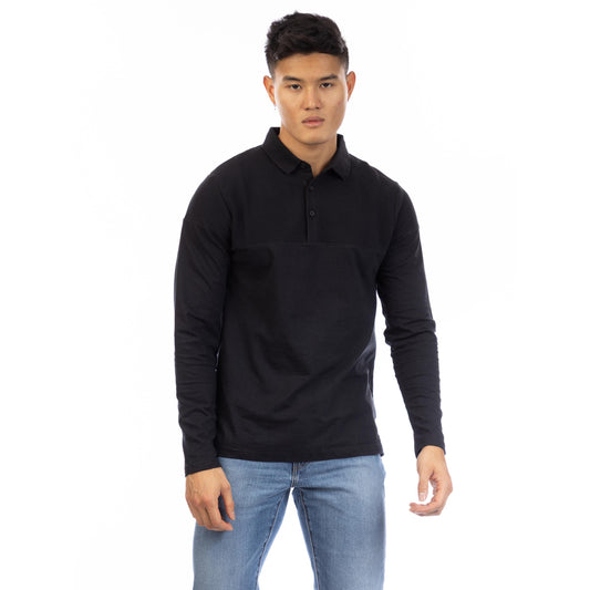 Peter Werth Men's W Chessum Long Sleeve Polo Shirt