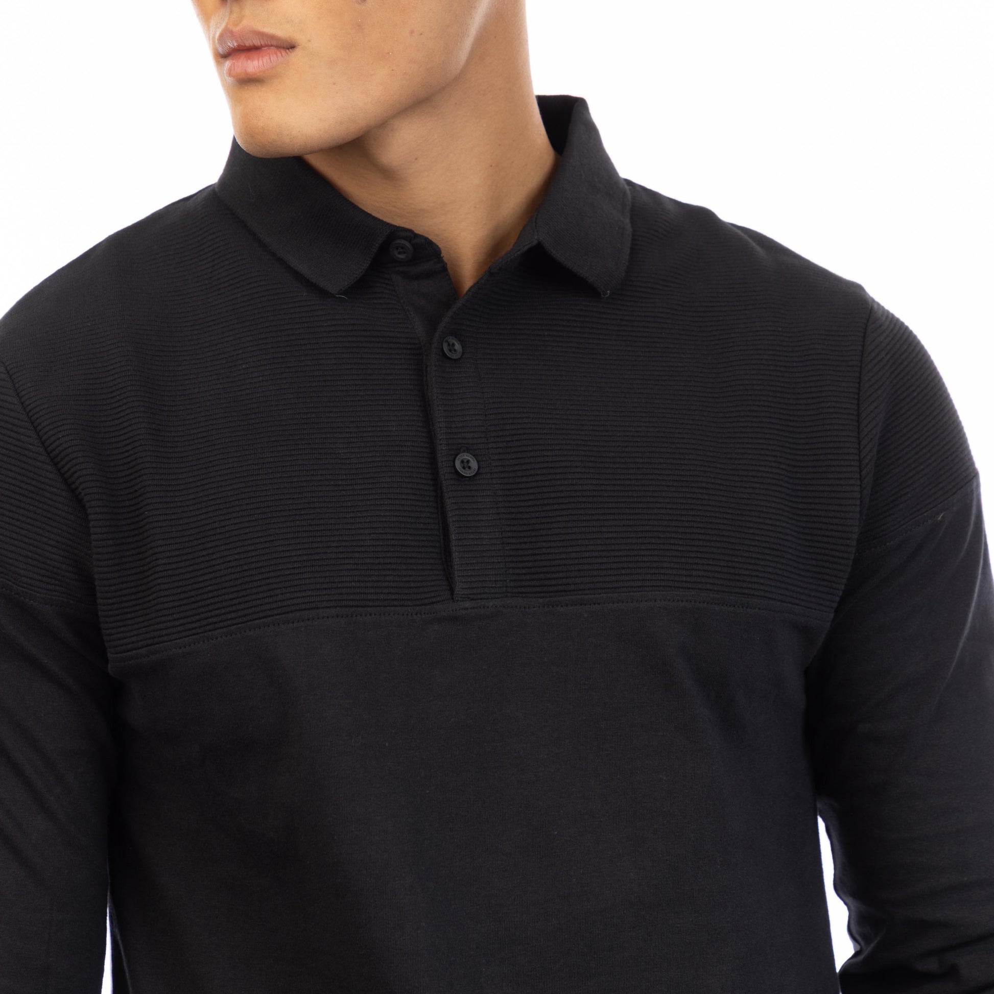 Peter Werth Men's W Chessum Long Sleeve Polo Shirt