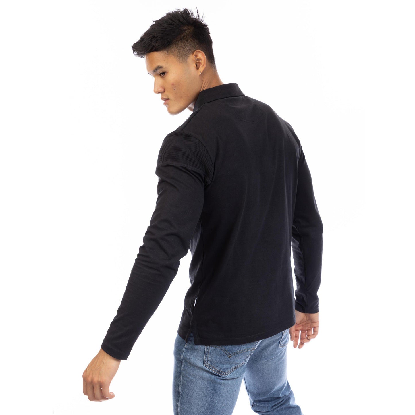 Peter Werth Men's W Chessum Long Sleeve Polo Shirt