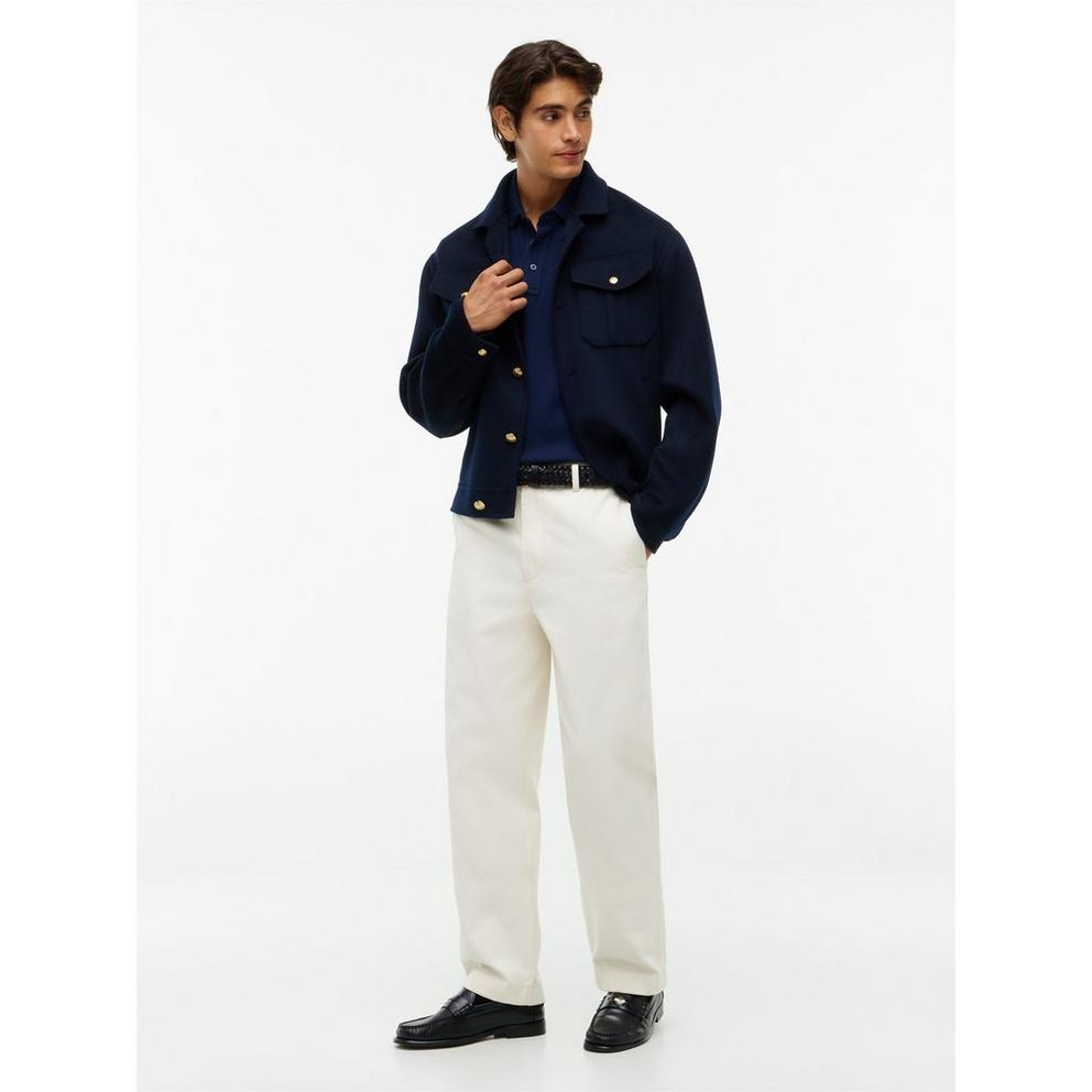 Tommy Hilfiger Men's Waffle Cotton Long-Sleeve Polo Shirt