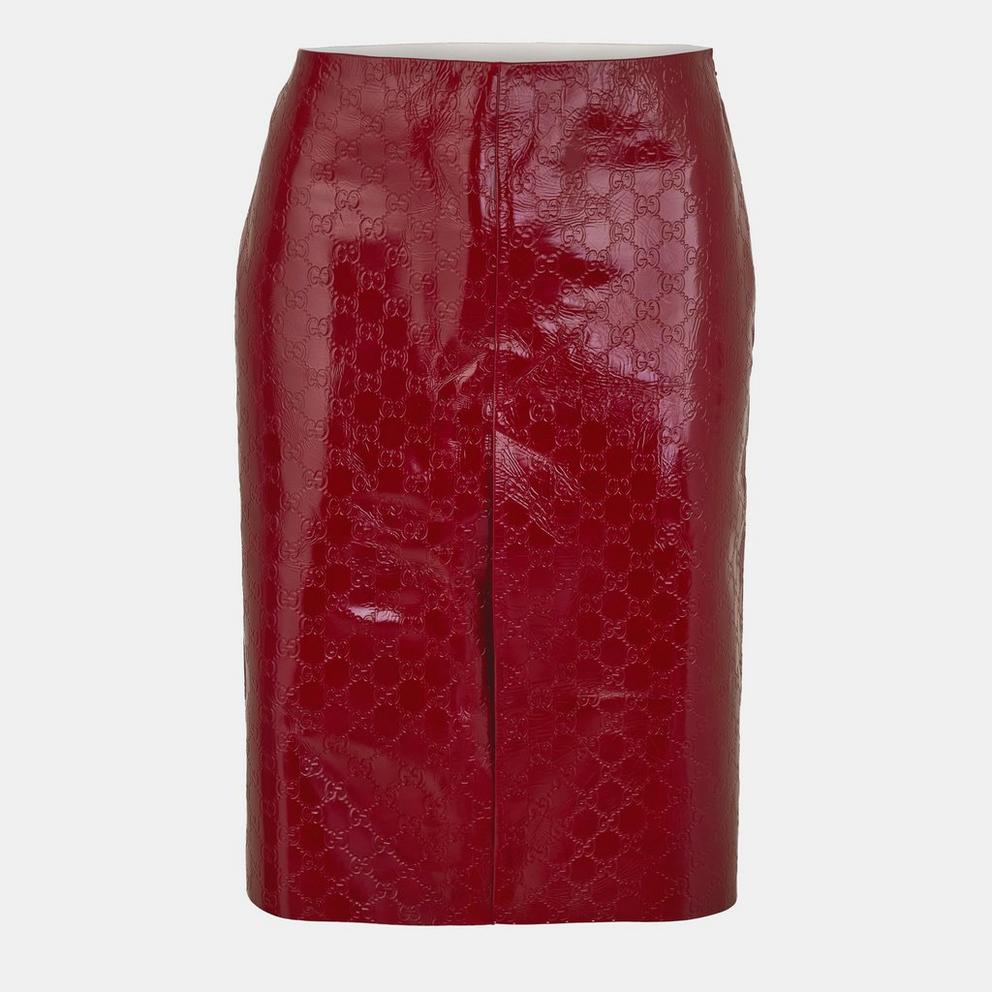 Gucci GG Embossed Mid-Length Skirt