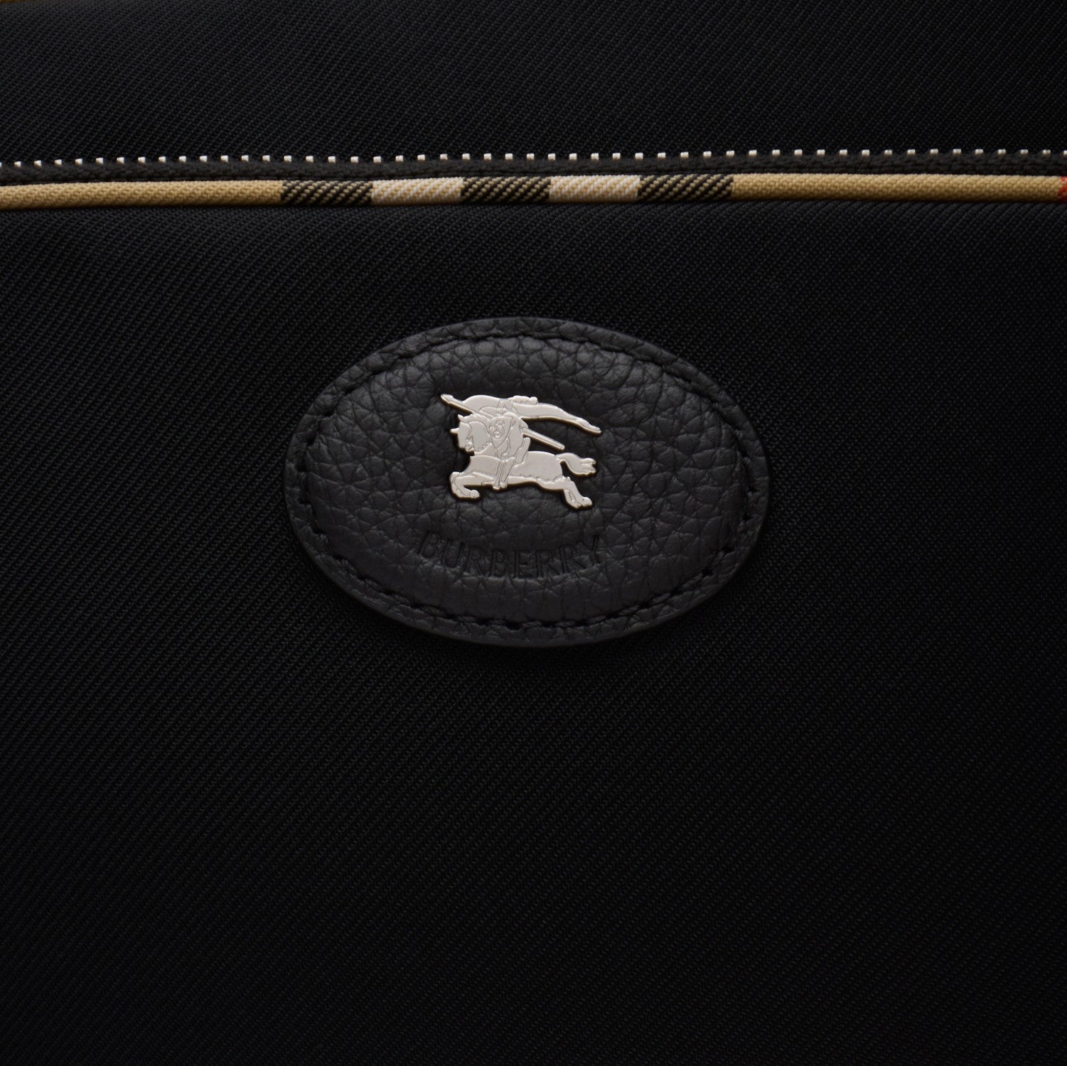 Check Trim Crossbody Bag