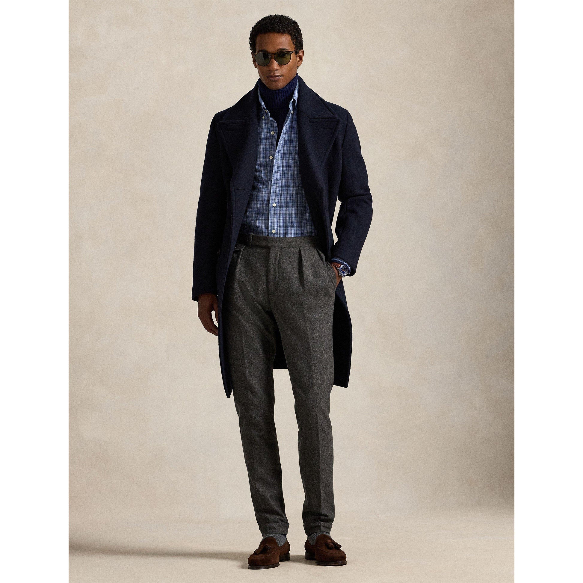 Polo Ralph Lauren Men's BrushOxf Long Sleeve Patterned Shirt