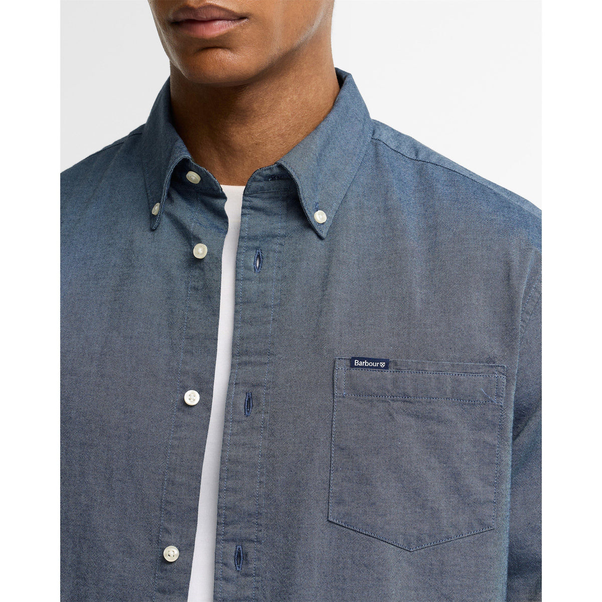 Barbour Men's Marsden Cotton Long-Sleeve Tailored-Fit Oxford Shirt