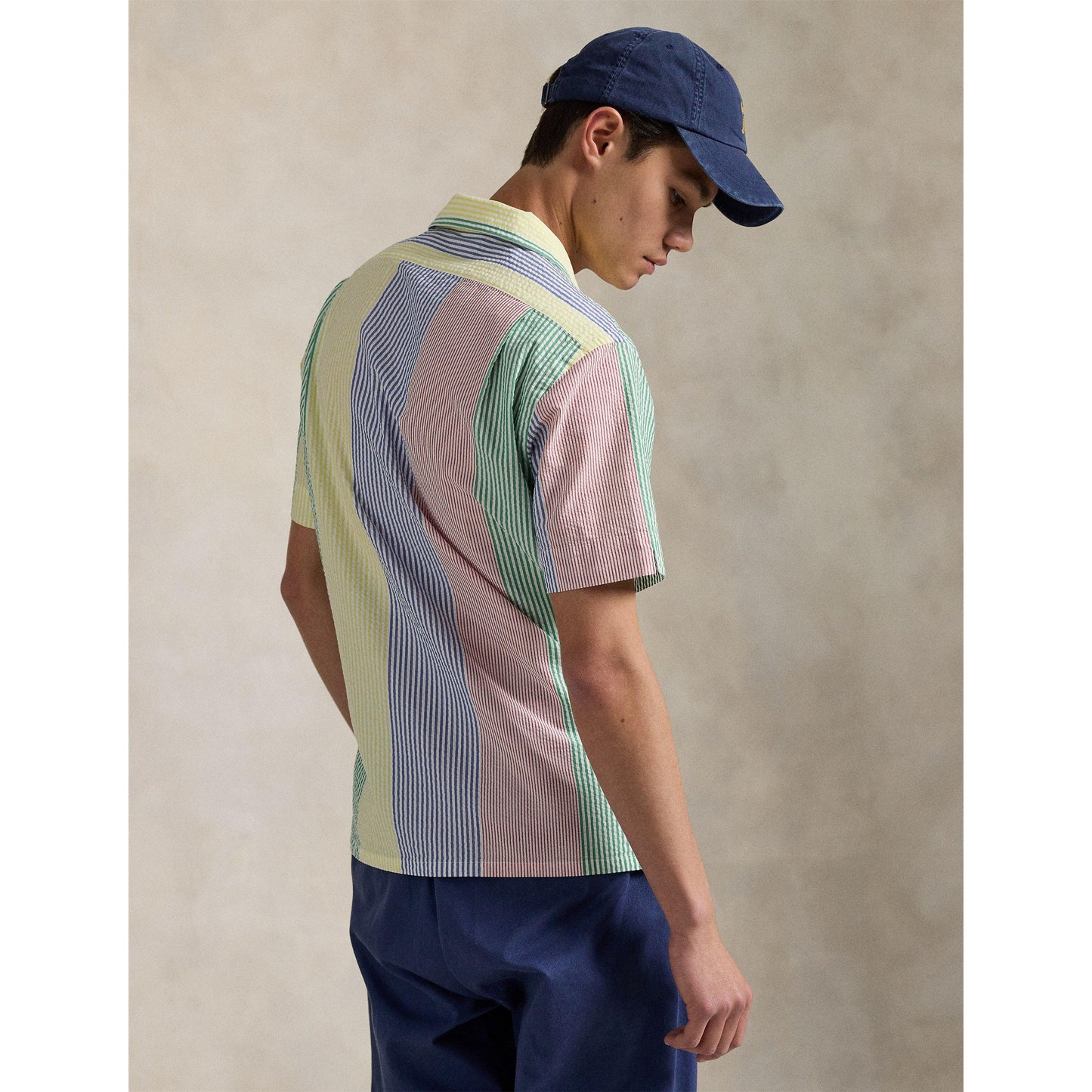 Polo Ralph Lauren Men's Fun Seersucker Short-Sleeve Patterned Shirt