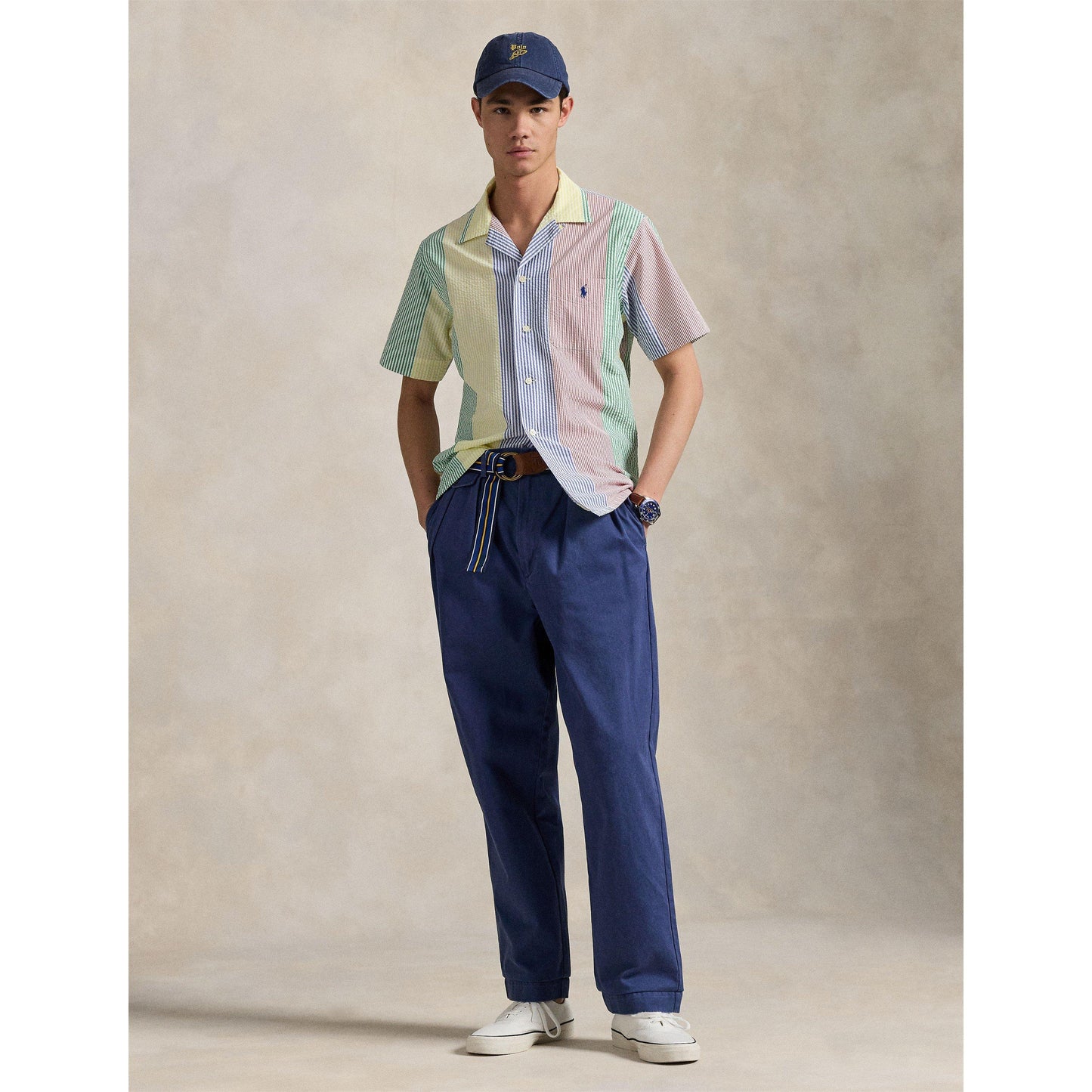 Polo Ralph Lauren Men's Fun Seersucker Short-Sleeve Patterned Shirt