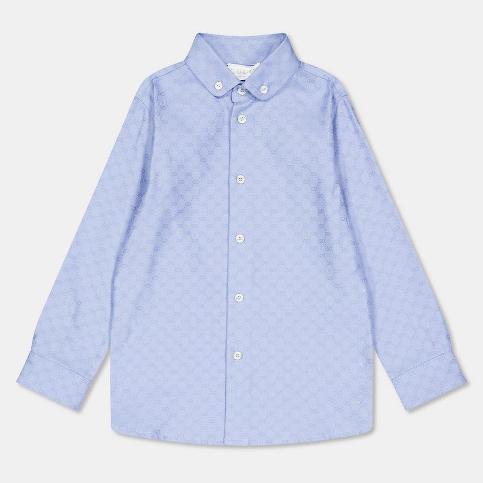 Gucci Kids' Long Sleeve Oxford Shirt