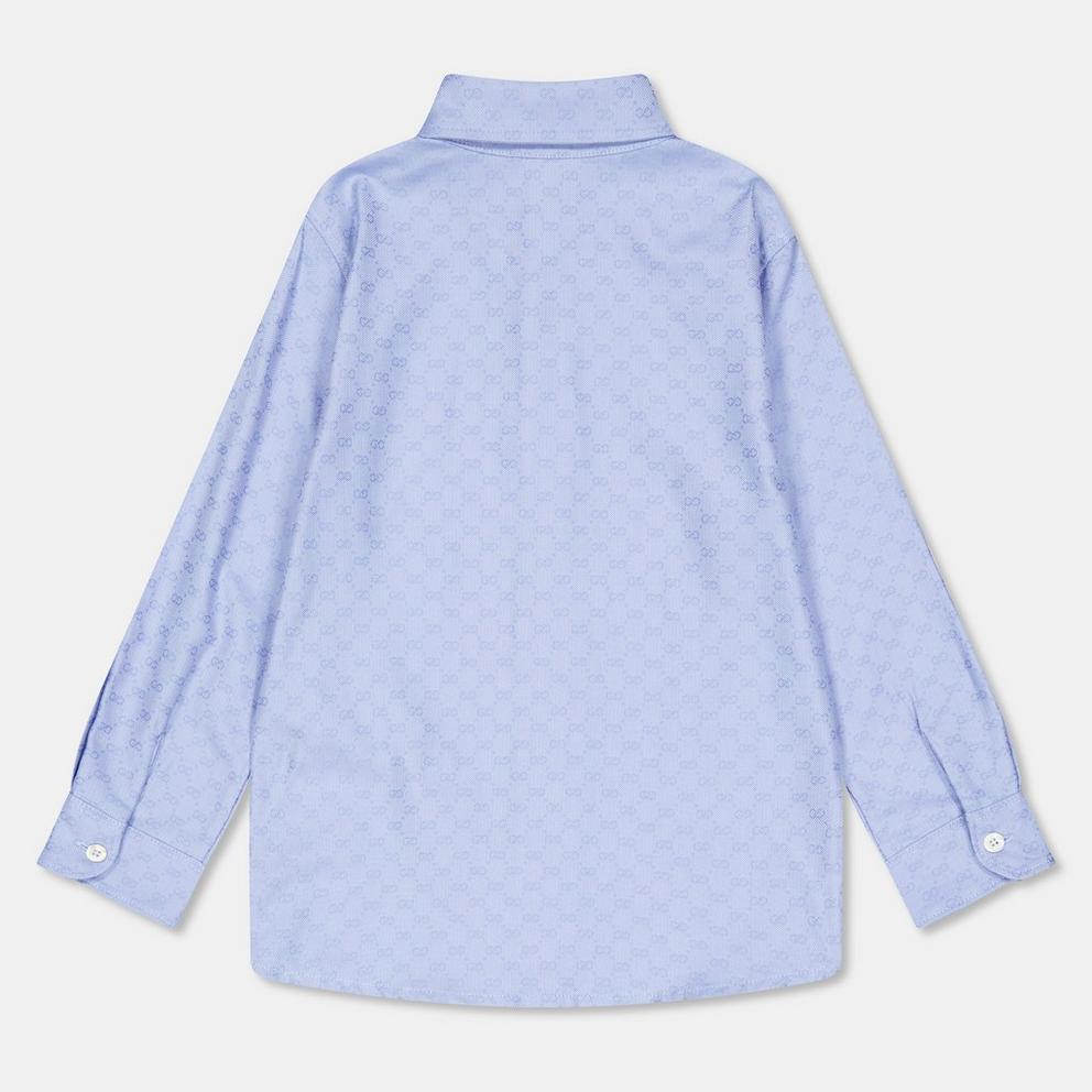 Gucci Kids' Long Sleeve Oxford Shirt