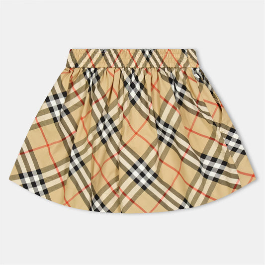 BURBERRY Marcy Check Shorts Juniors