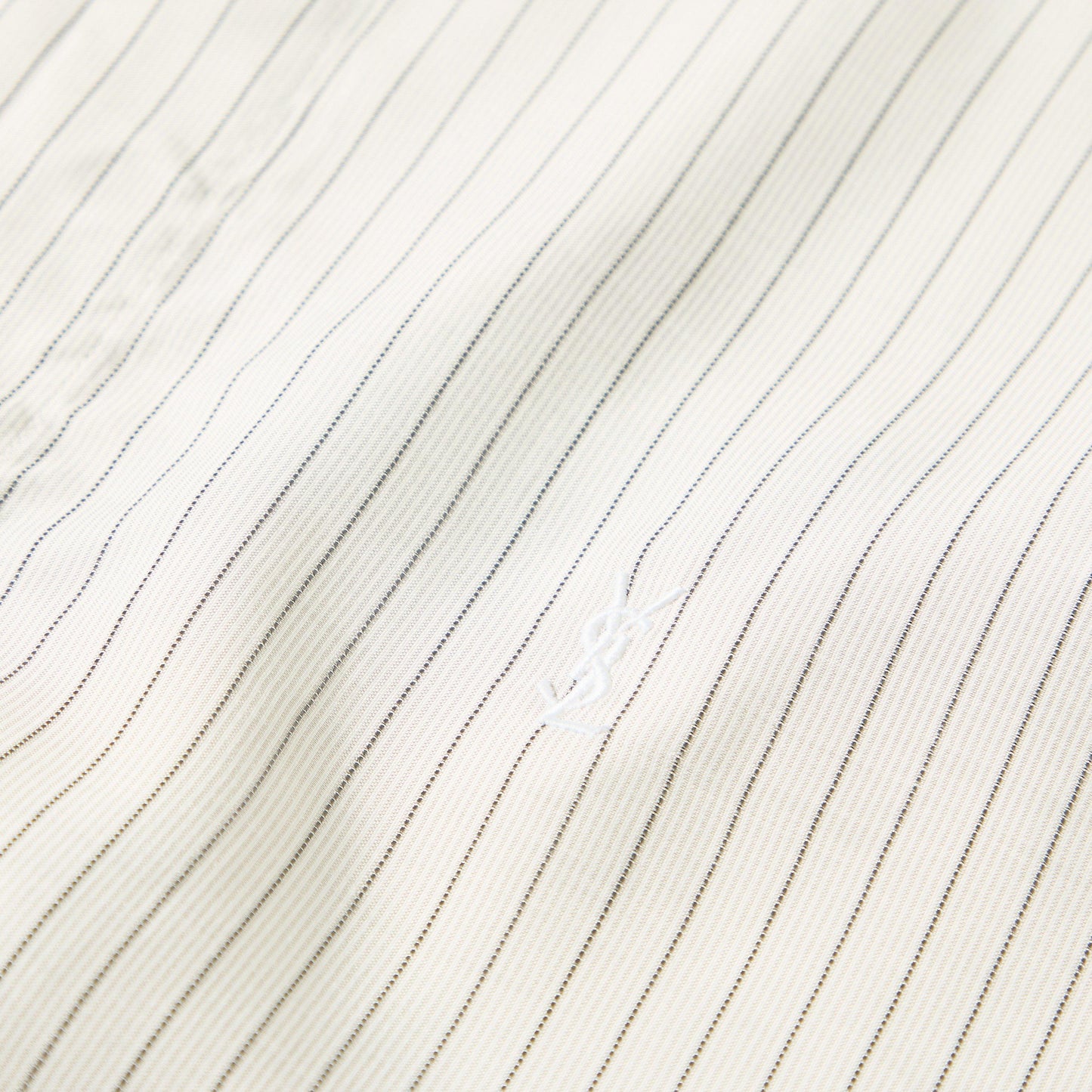 Saint Laurent Men's Cass Long Sleeve Patterned Shirt