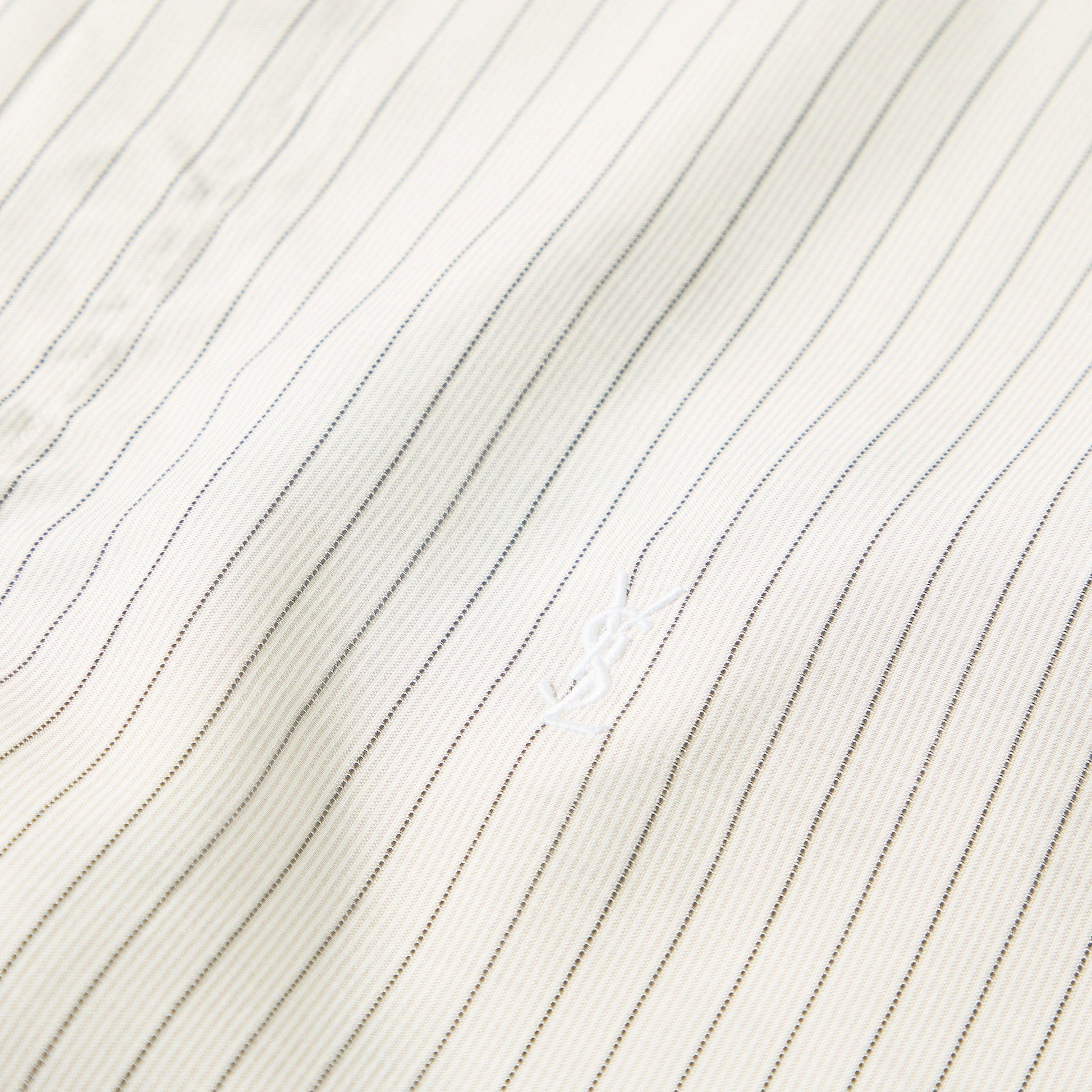 Saint Laurent Men's Cass Long Sleeve Patterned Shirt