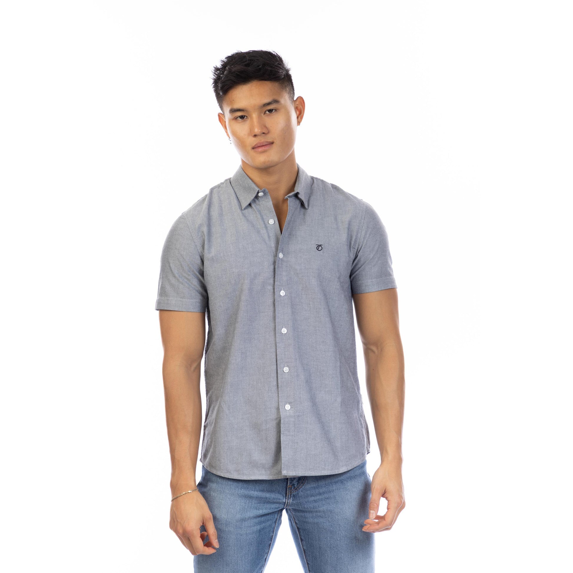 Peter Werth Men's Church Short Sleeve Plain Shirt