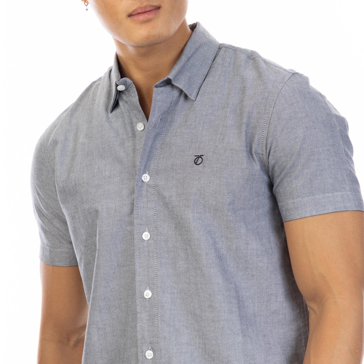 Peter Werth Men's Church Short Sleeve Plain Shirt